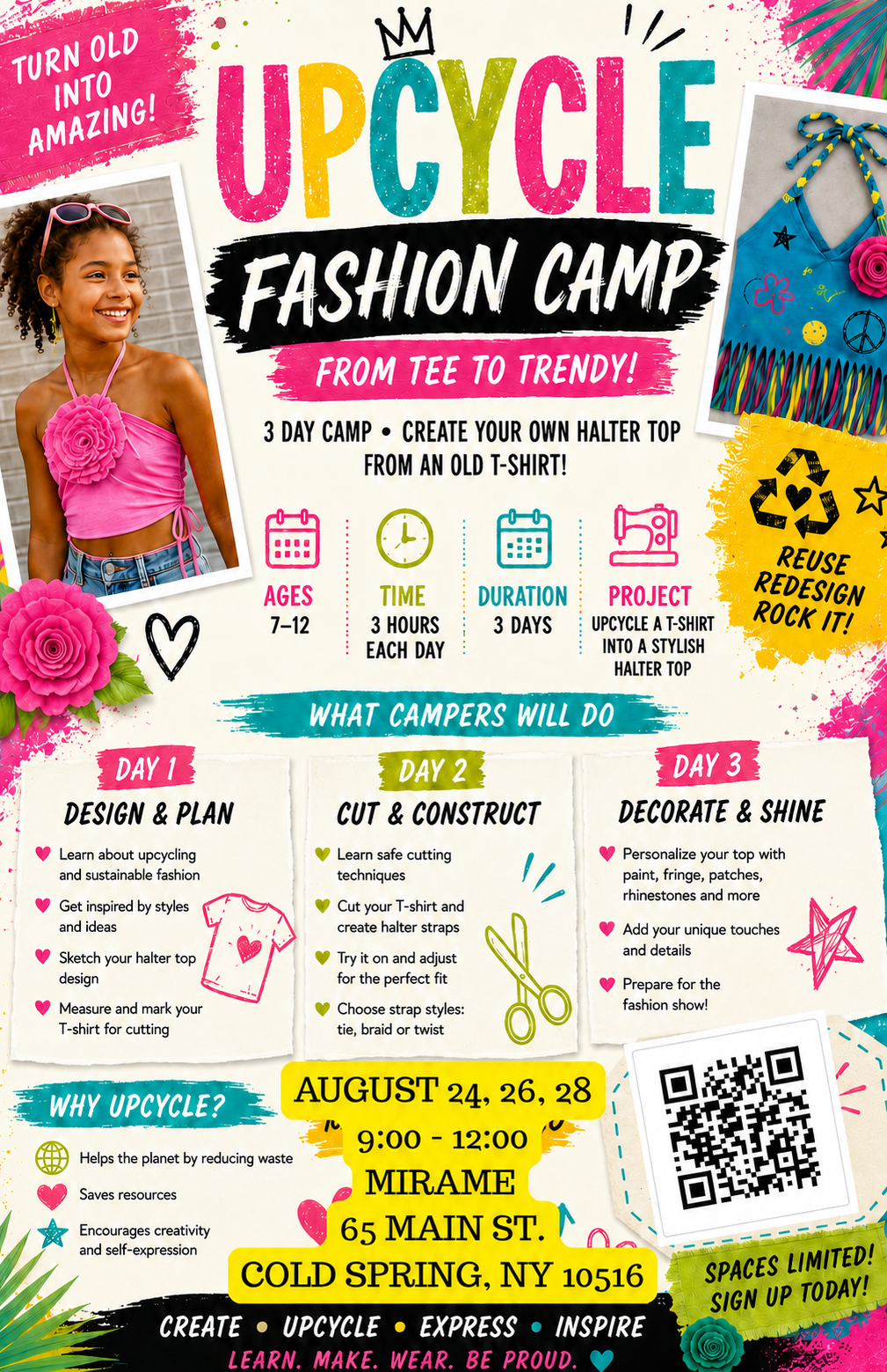 Upcycle Summer Mini Camp