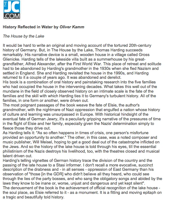Jewish Chronicle 1 October 2015