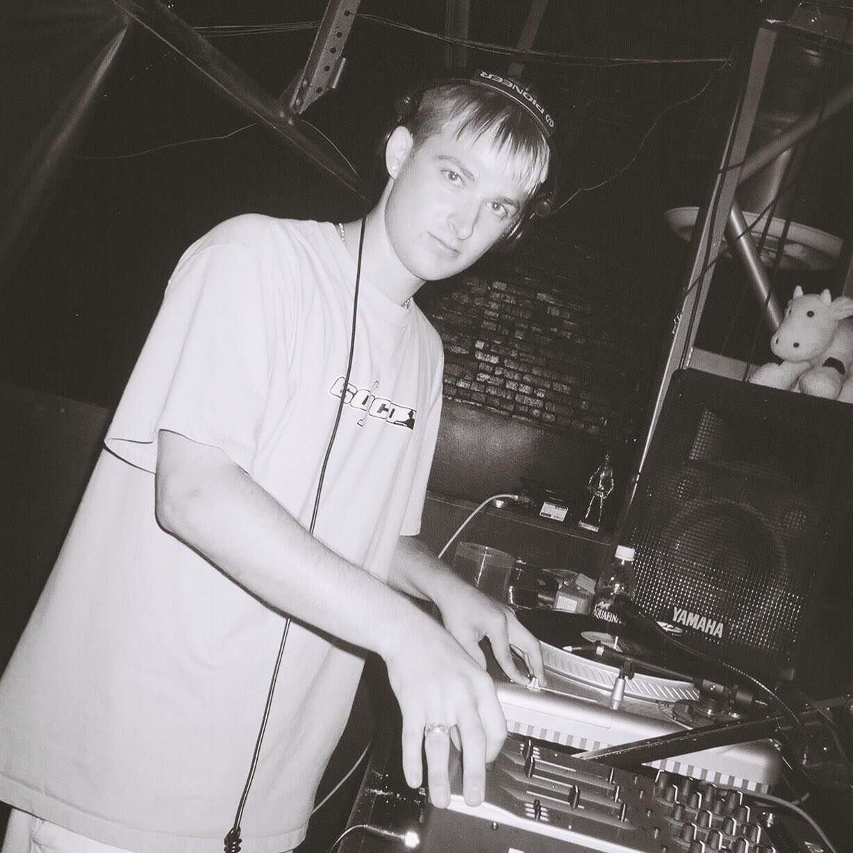 #TBT to summer of 2003, spinning an after hours set in Nashville at the old Katatonic after hours spot. I remember stuffing about 5 crates of records and 2 tanks of CO2 into the Prelude for this trip 😂 Also peep the original Pioneer DJ headphones - 