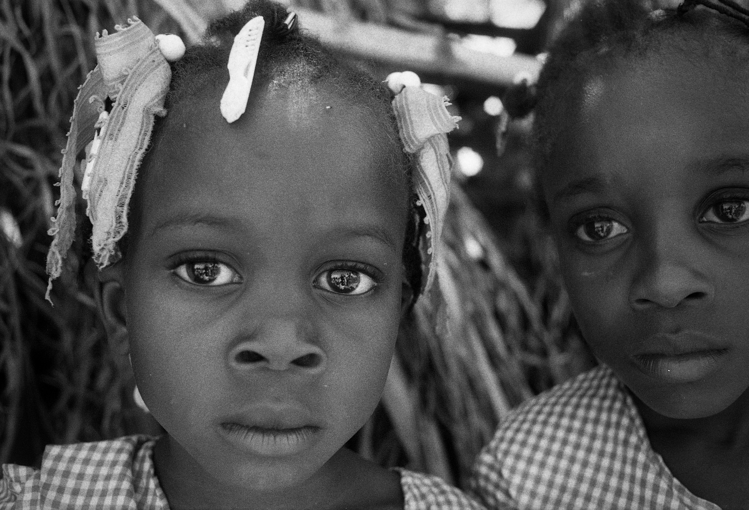   Twins . &nbsp; &nbsp;Cange, Haiti. &nbsp;2009  35 mm B&amp;W film 