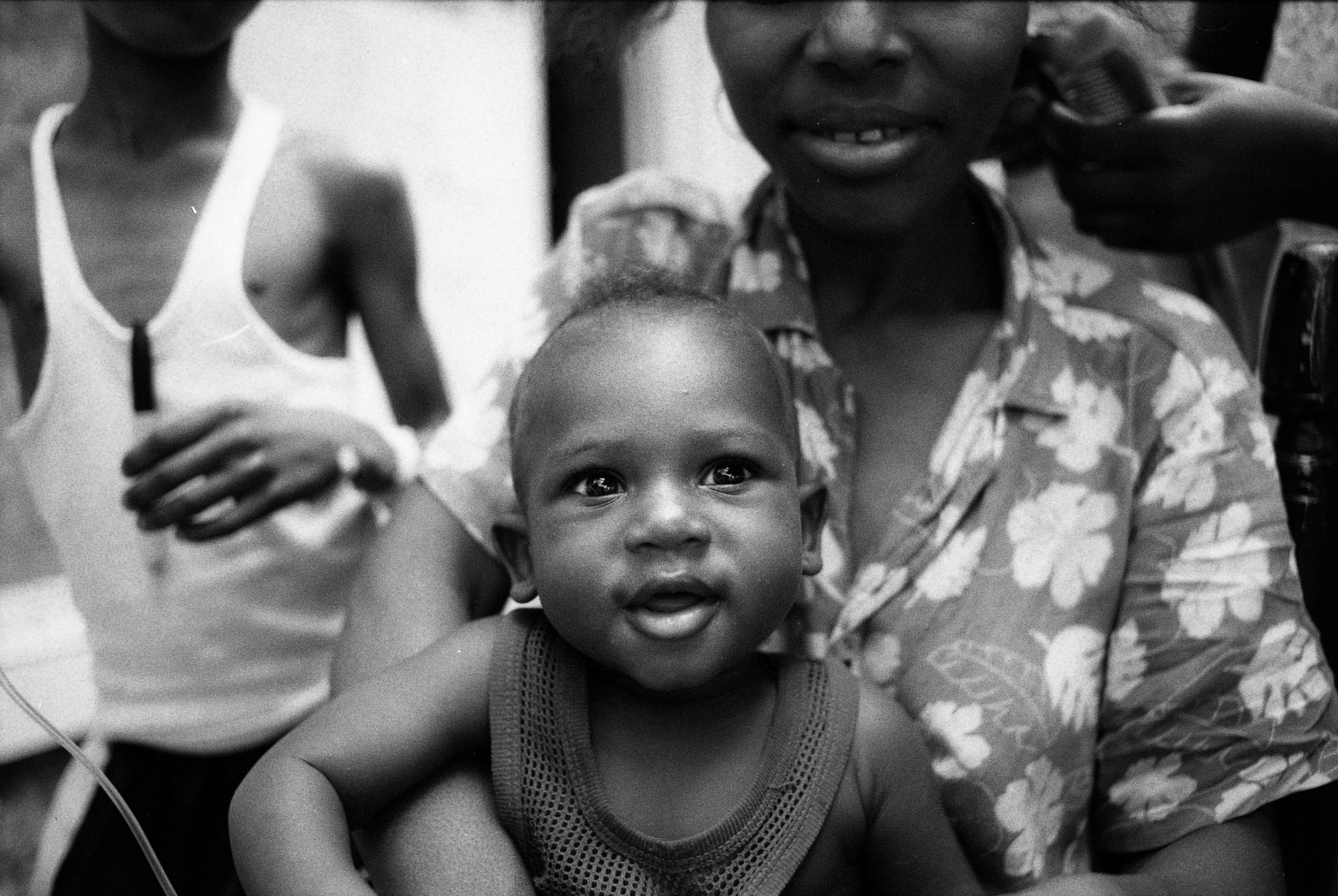   Jude. Brother. Mother.   Zanmi Lasante. &nbsp;Cange, Haiti. &nbsp;2009  35 mm B&amp;W film 