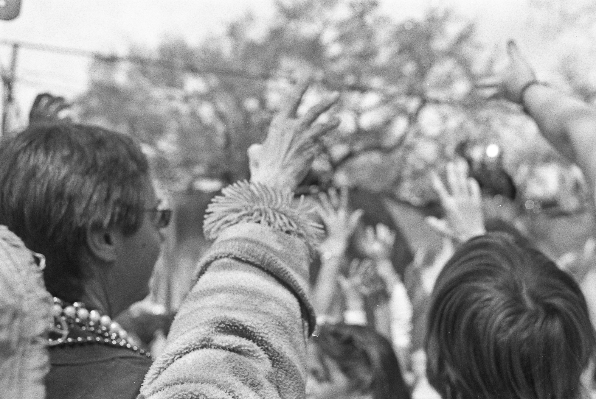   Reach.  &nbsp; &nbsp;New Orleans, LA. &nbsp;2010  35 mm B&amp;W film.  