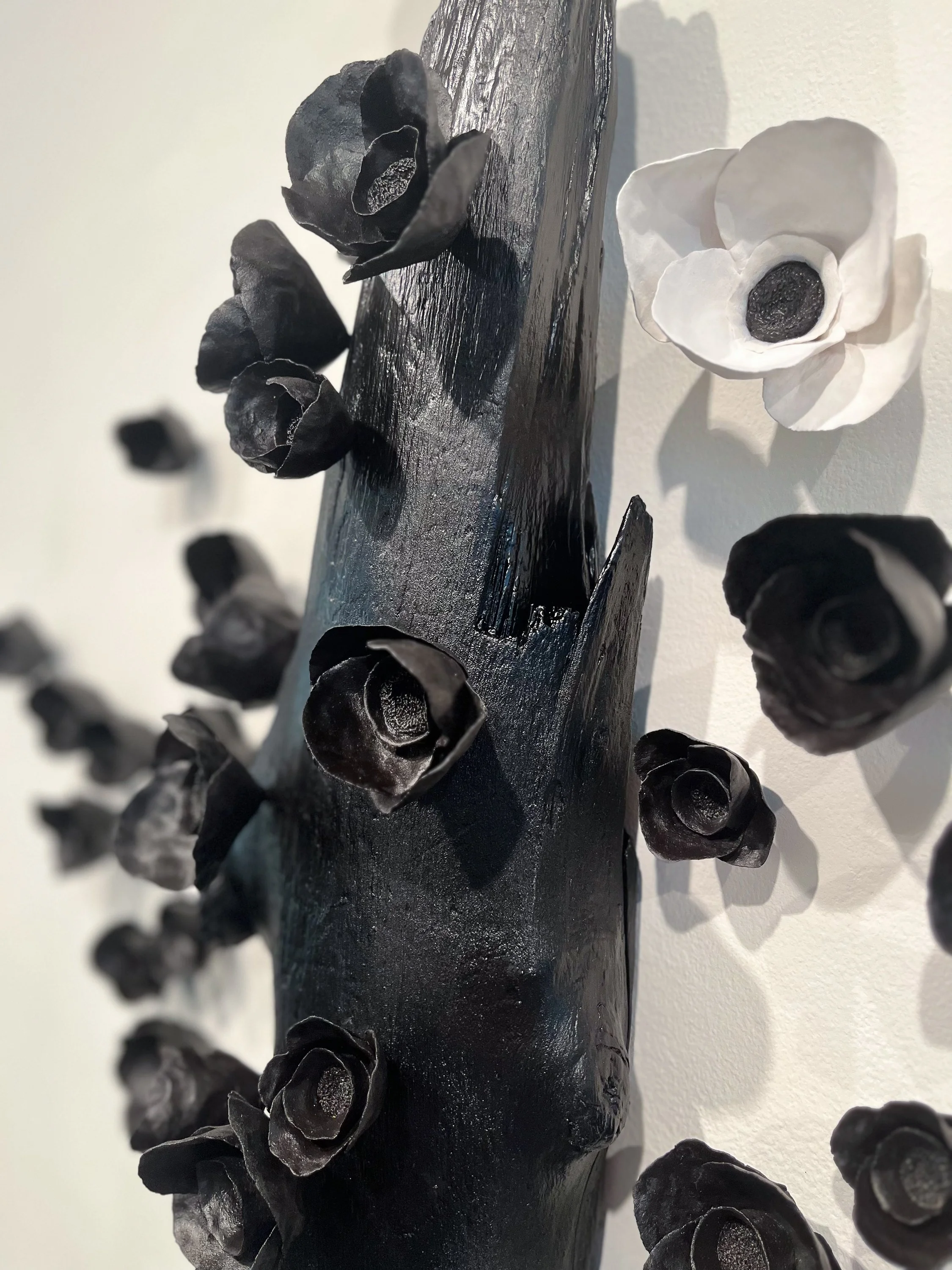 Blooms in Black (detail 2)