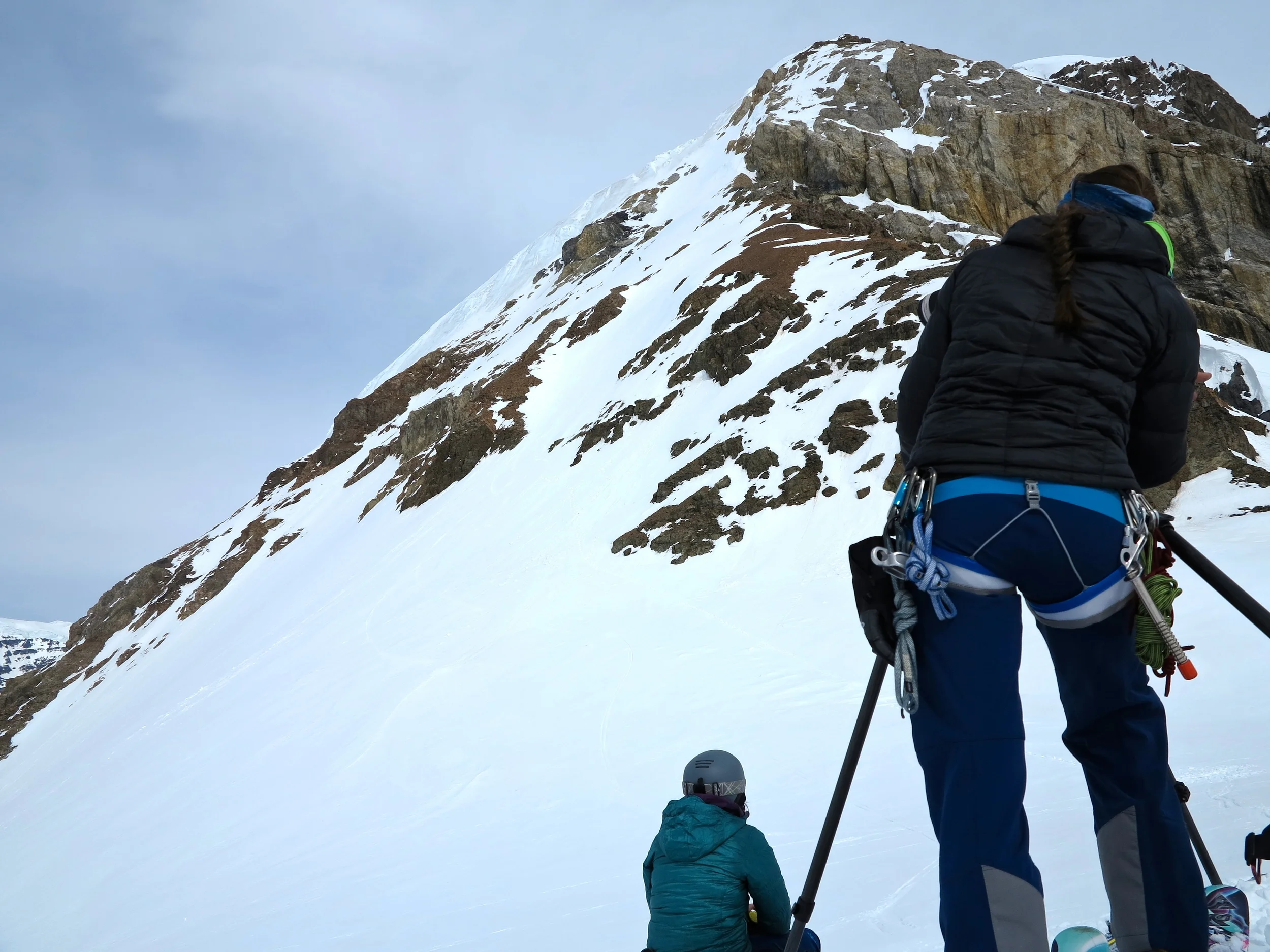 Can you spot Sheldon? Hint: The scale of these mountains is difficult to capture, look for a tiny dot!