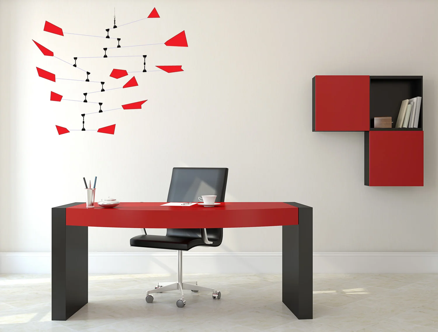 Hanging Art Mobile Geometric 