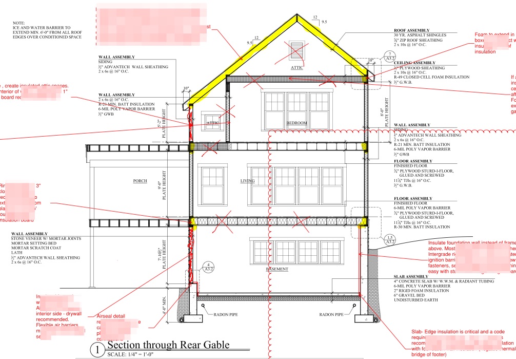 Building Plan mark-up