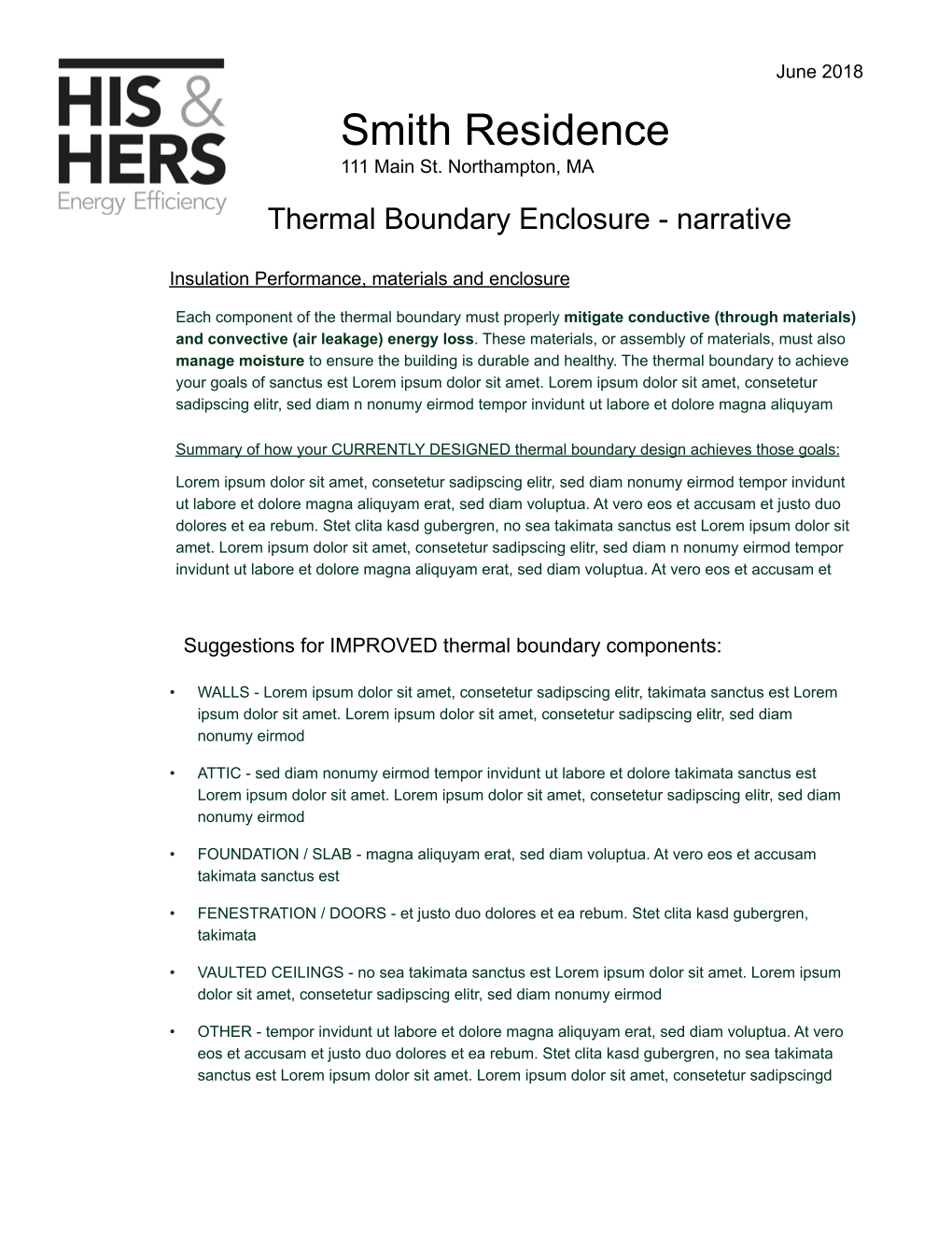Thermal Boundary - narrative