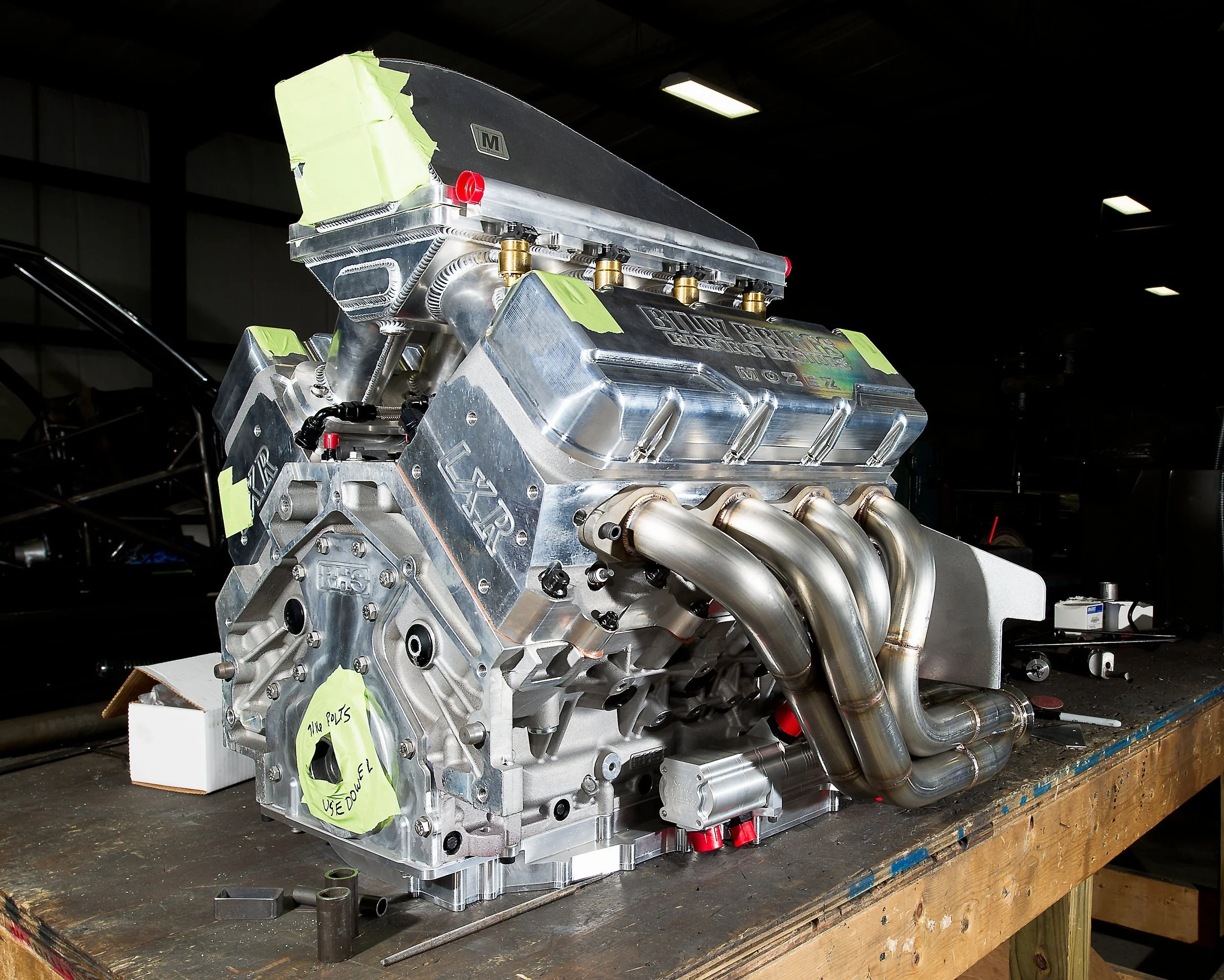 billet-race-engine-stainless-headers-workbench.jpg