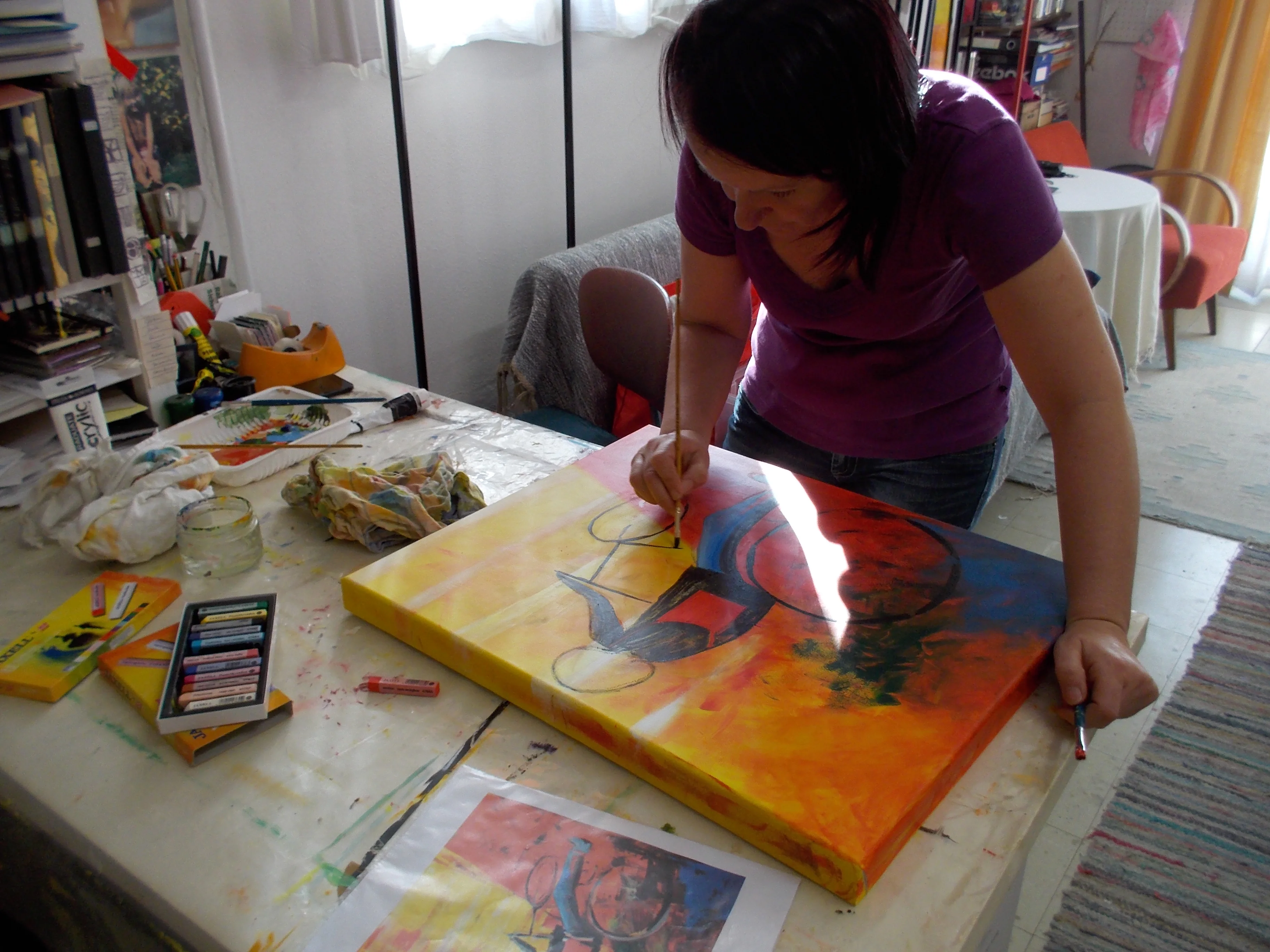 Acrylmalkurs - 07. und 14.03.2014