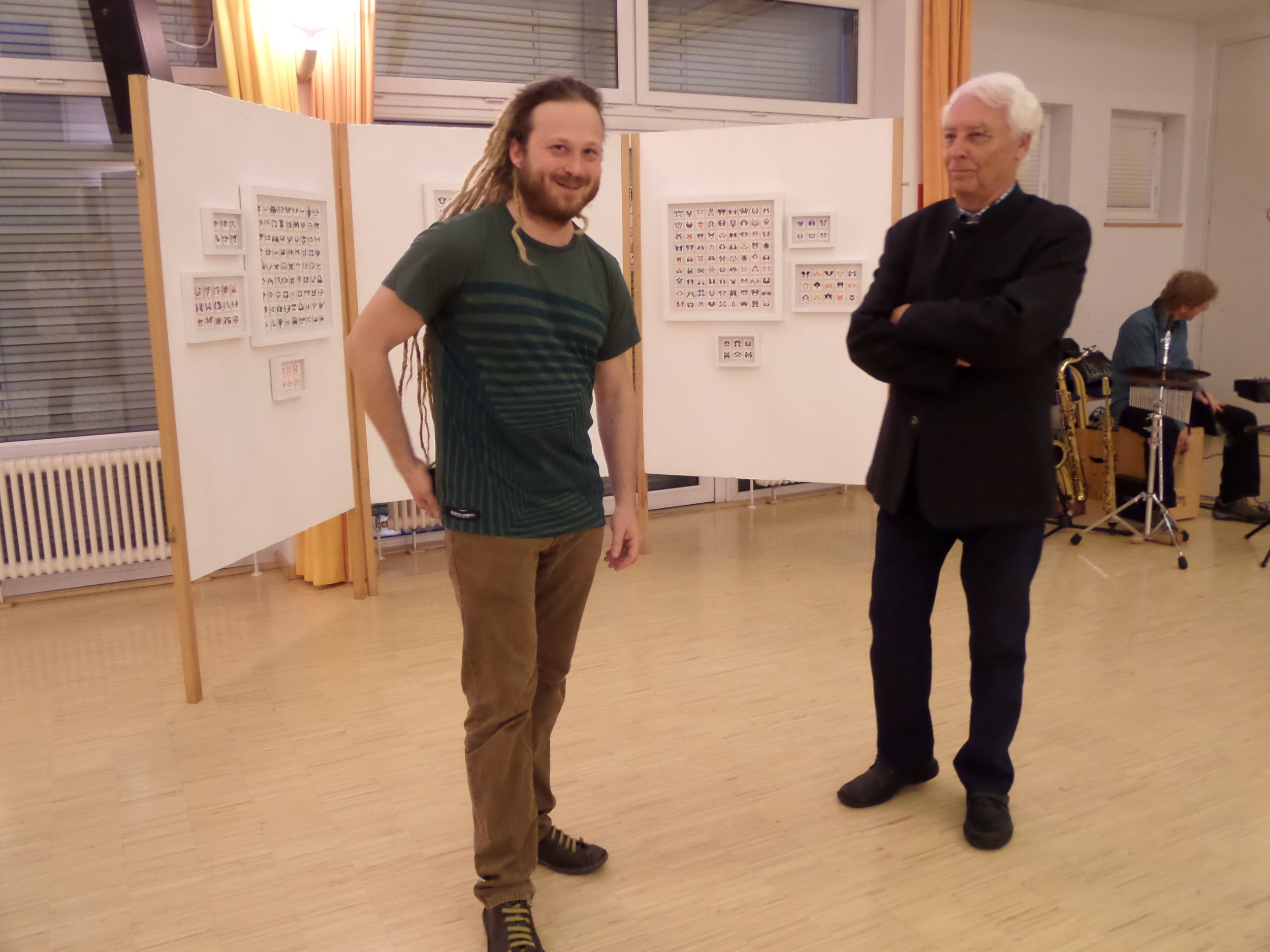 Künstler Daniel Wetzelberger im Gespräch mit Künstler Rathkolb