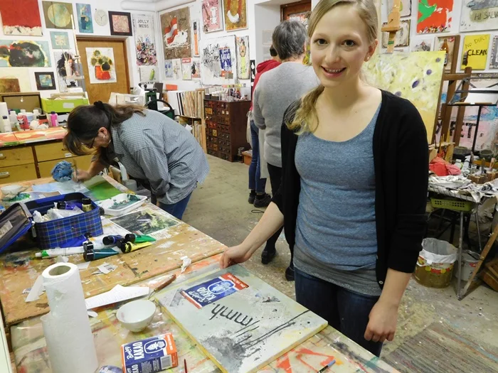 ACRYLMALKURS MIT MICHAELA KNITTELFELDER-LANG - 04.03.2016