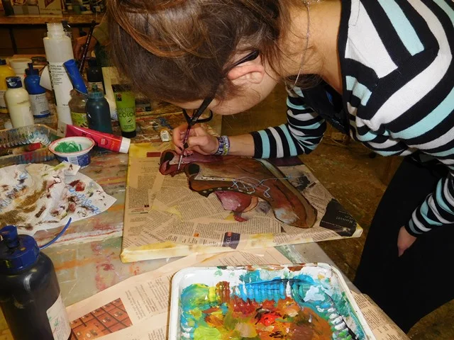 MALKURS im Atelier von Michaela Knittelfelder-Lang