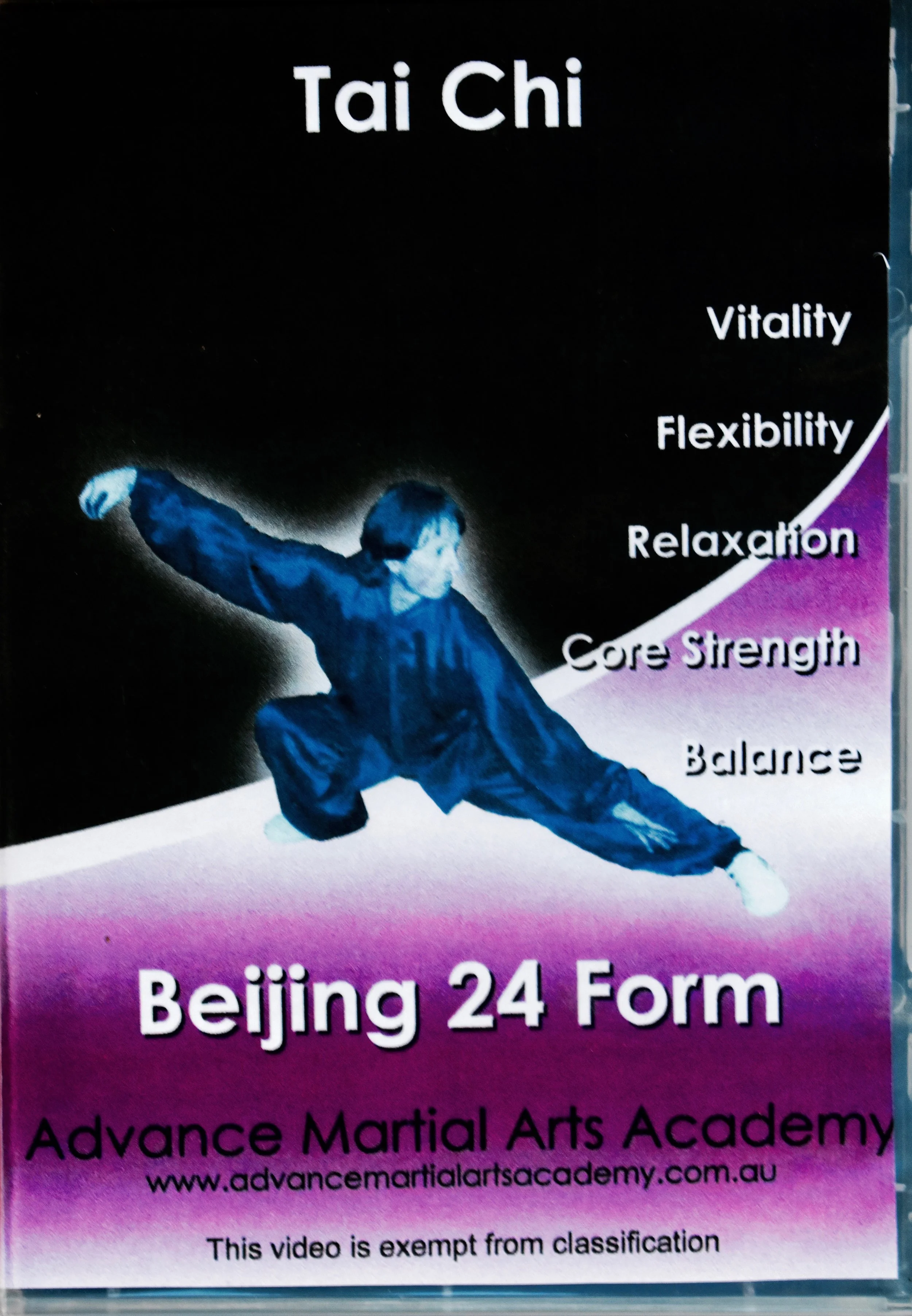 TAI CHI TRAINING DVD $29.95