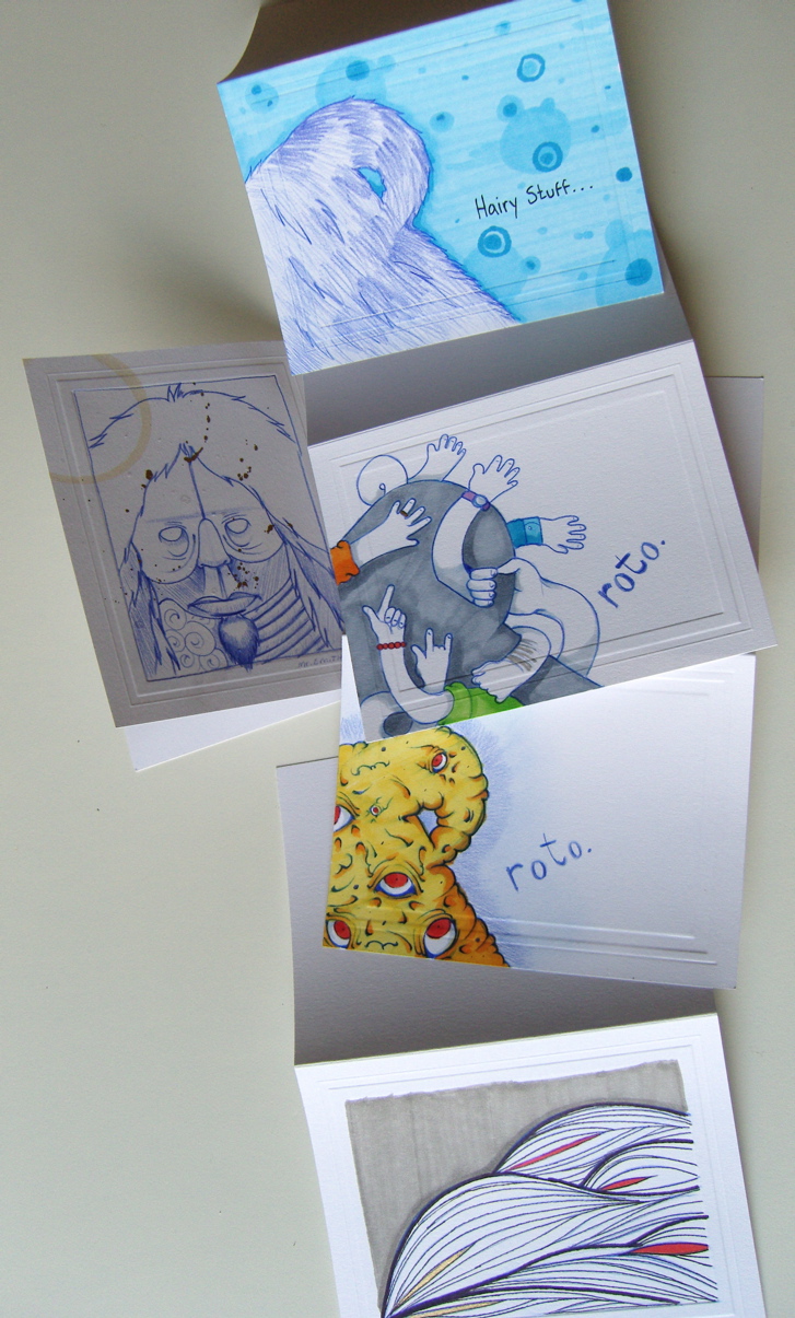 Giff's cards. Not quite sure who I can send those to...