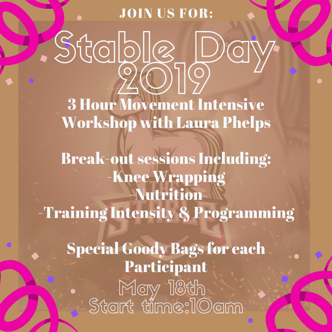 The Stable Day Powerlifting Event 2019