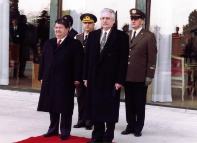  Sa turskim predsjednikom Turgut Özalom 