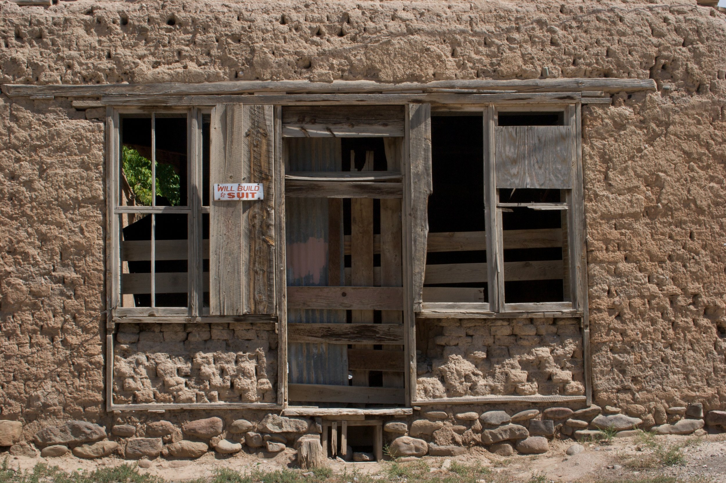 Adobe and Rock Structure in New Mexico