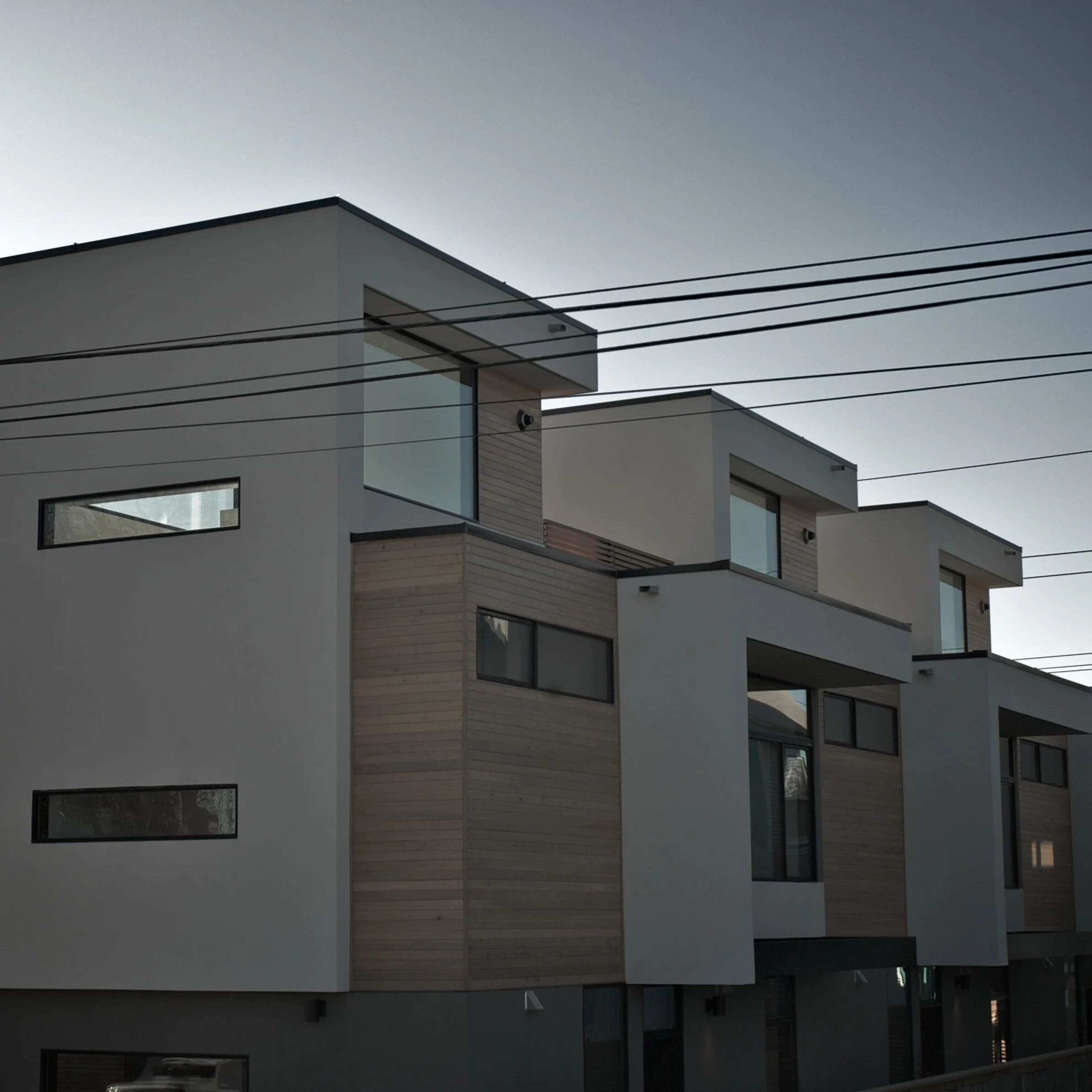 North House exterior from side, multifamily project, Portland, Oregon, designed by William Kaven Architecture