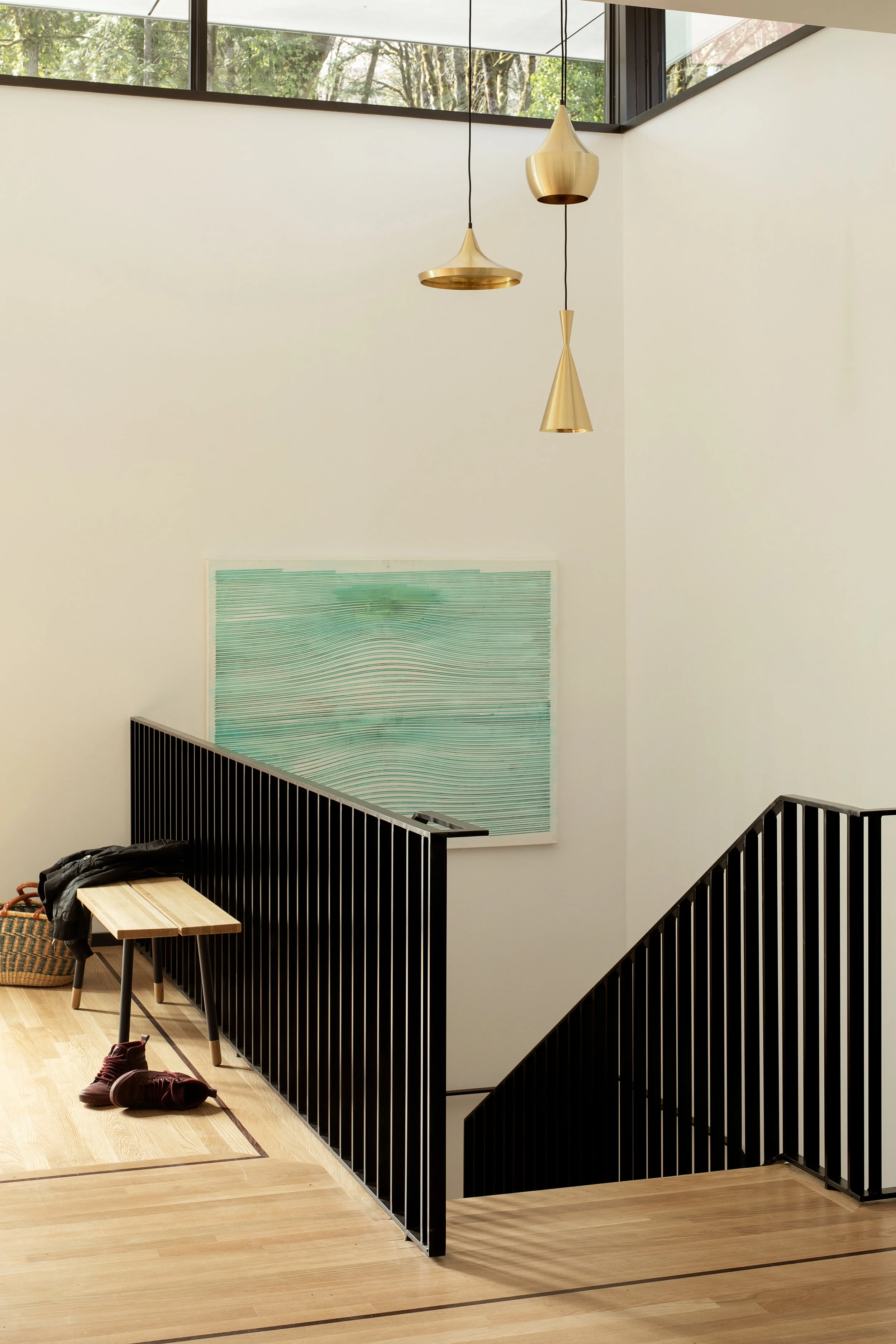 Staircase in modern house — William Kaven Architecture