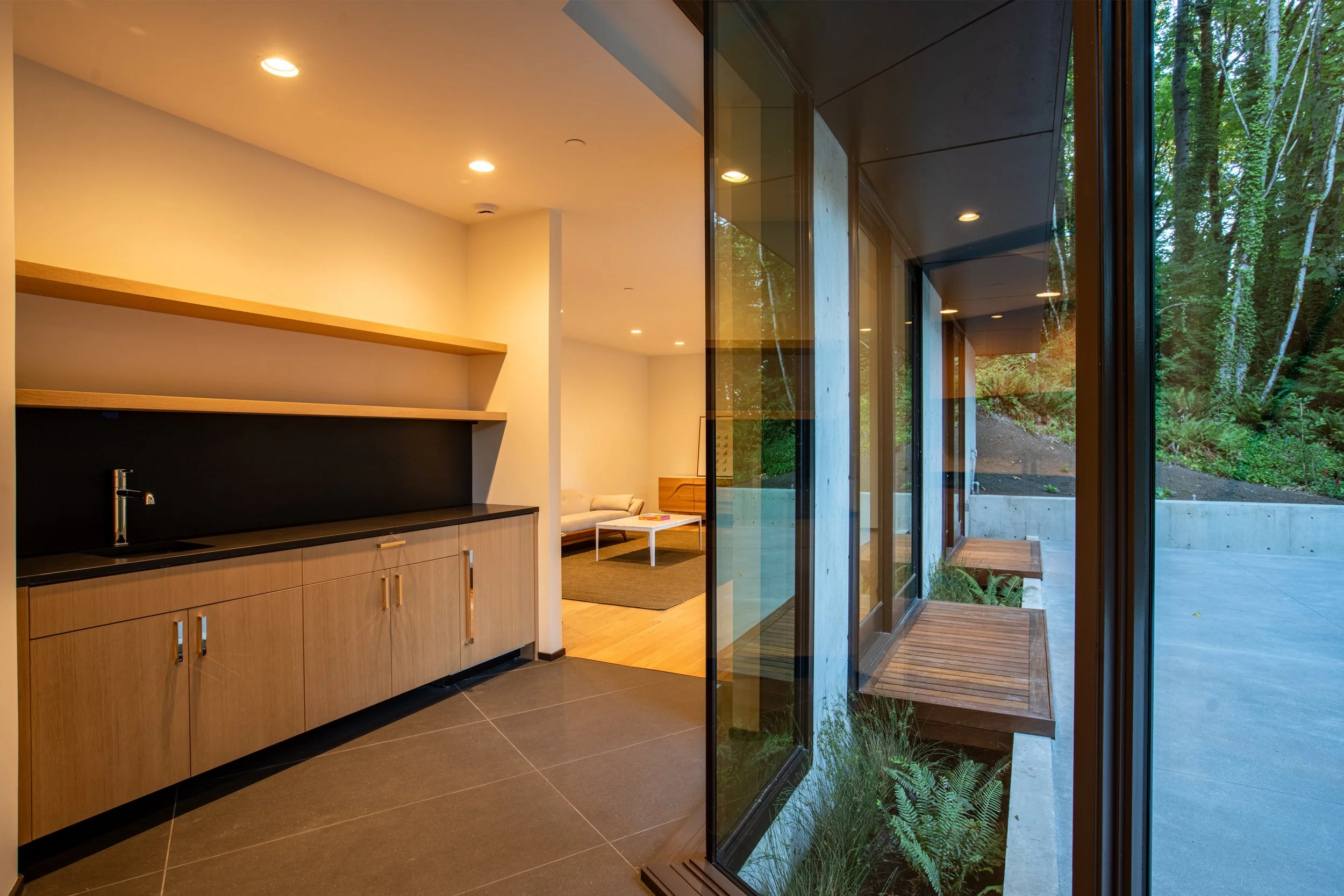 Basement wet bar — William Kaven Architecture
