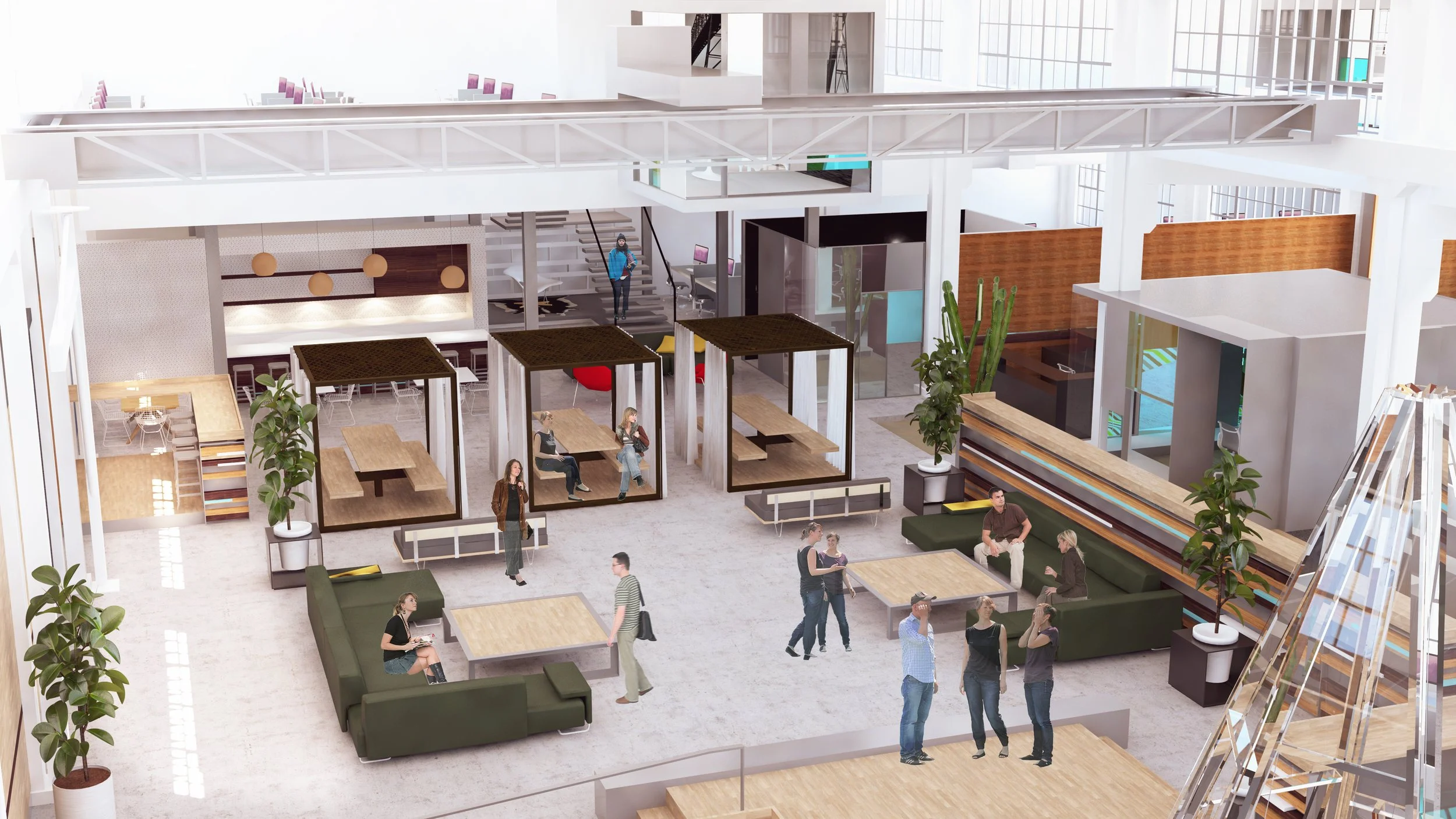 Instrument office interior, Portland, Oregon, William Kaven Architecture