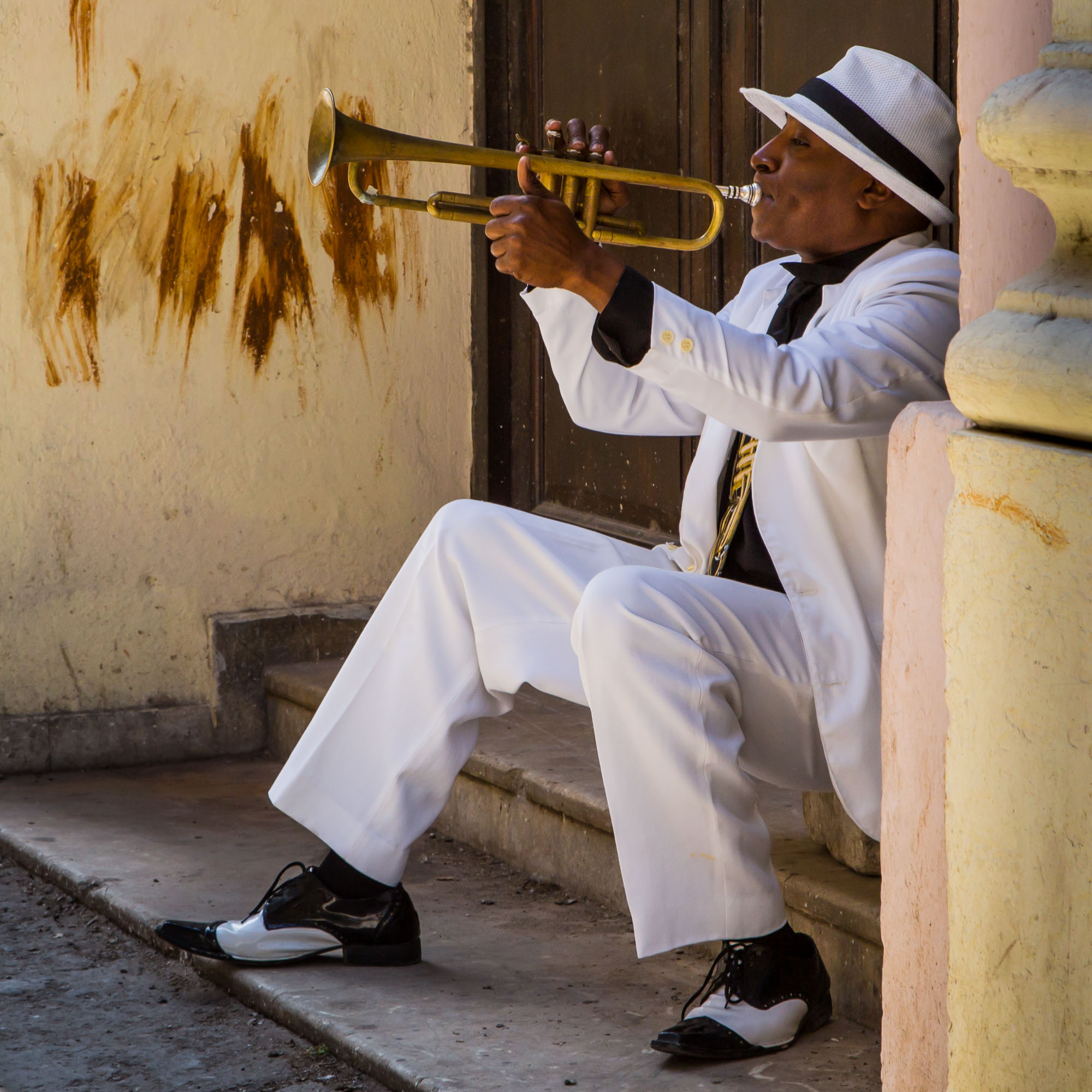 trumpet player