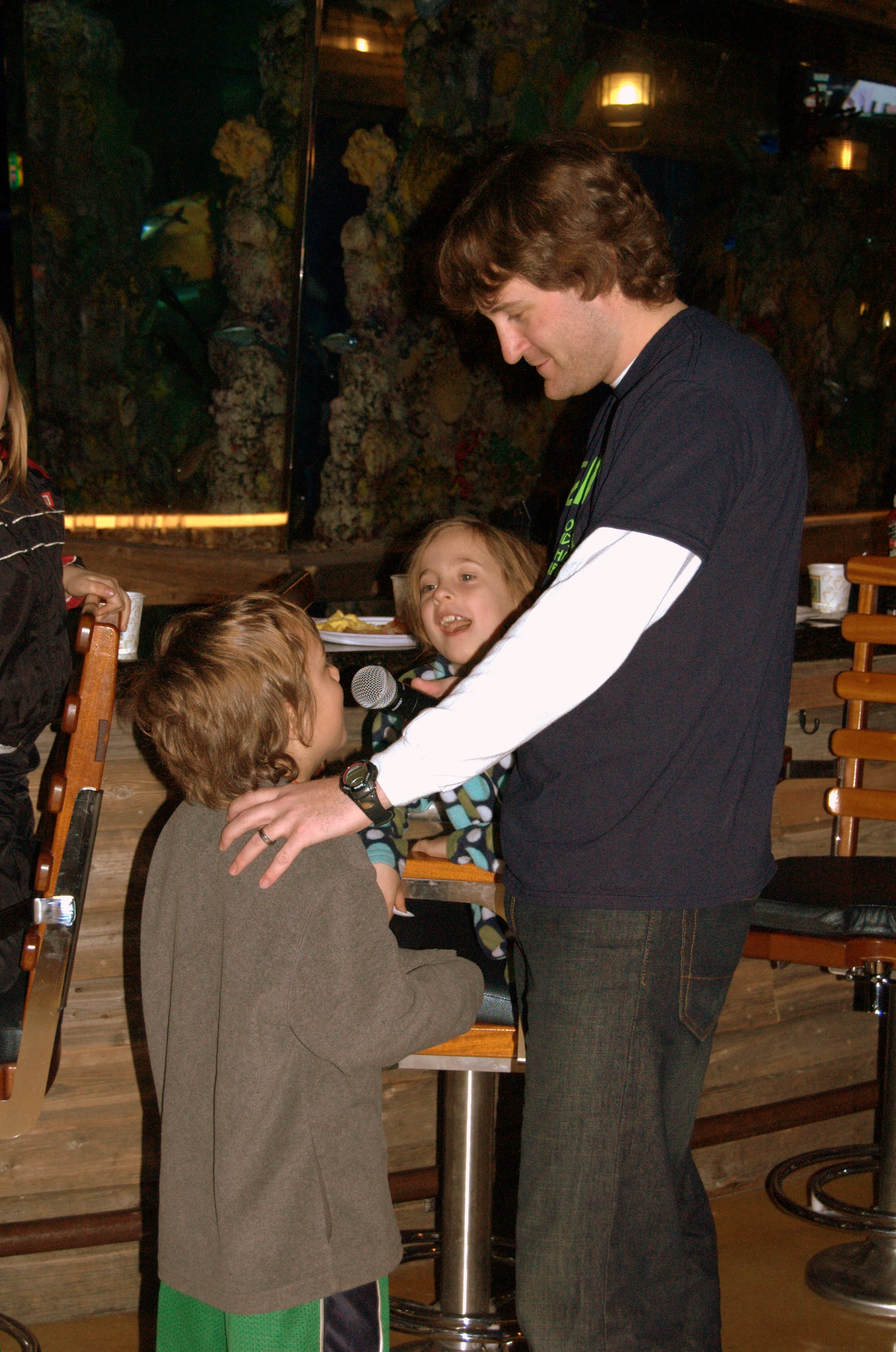 Joey, team member, provided entertainment announcing throughout the event and even providing some Chichewa lessons. 