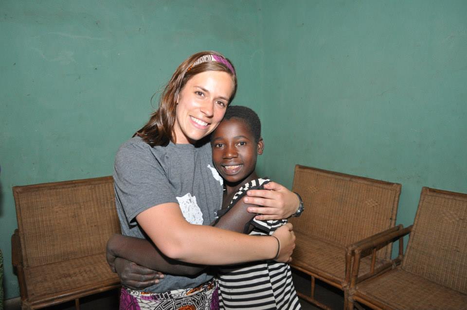 Kayla with Gladys from Patricia's Home
