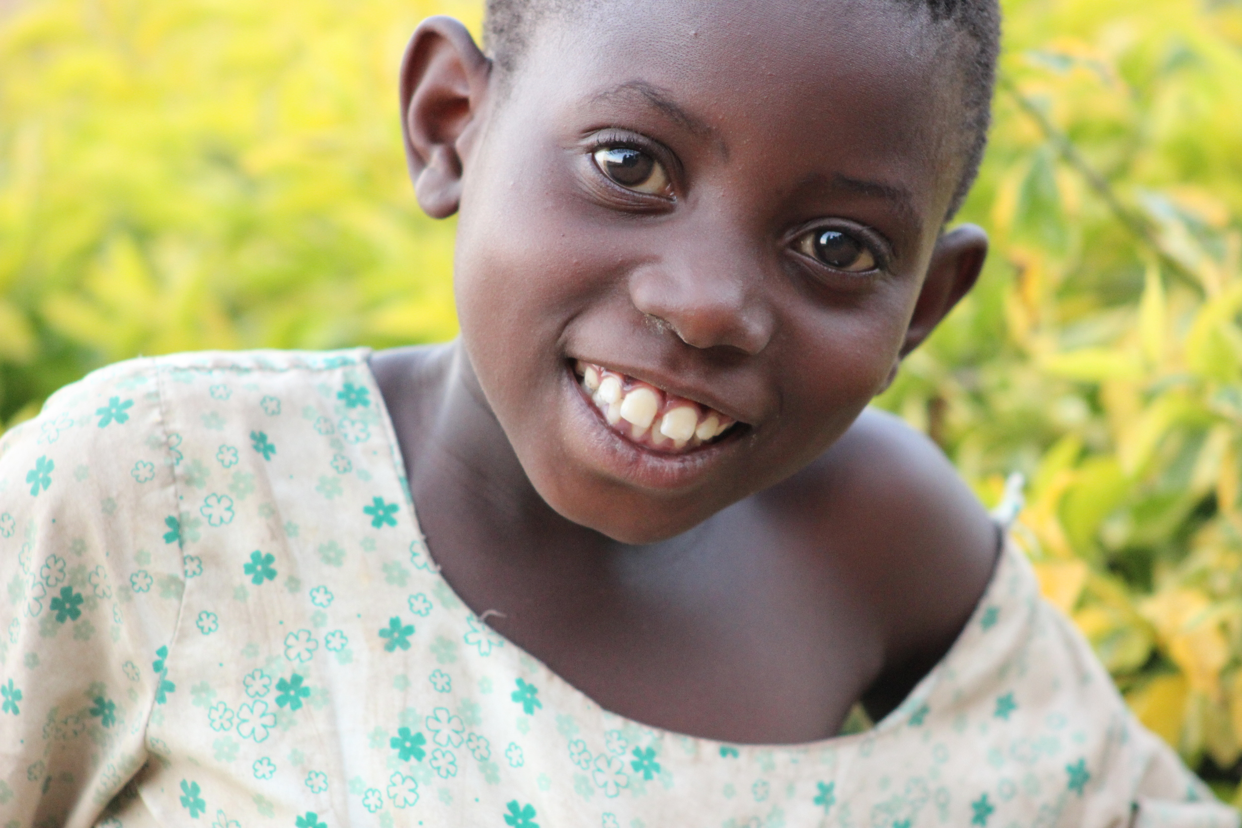 Alinafe was five when her father died. Her mother was then chased from their home and village with her two small children. Desperate, Alinafe's mother abandoned her on the steps to the Grace Center office and fled with the baby. Today, Alinafe has experienced the healing and joy a life in Christ provides and is one of our most loving and passionate children.