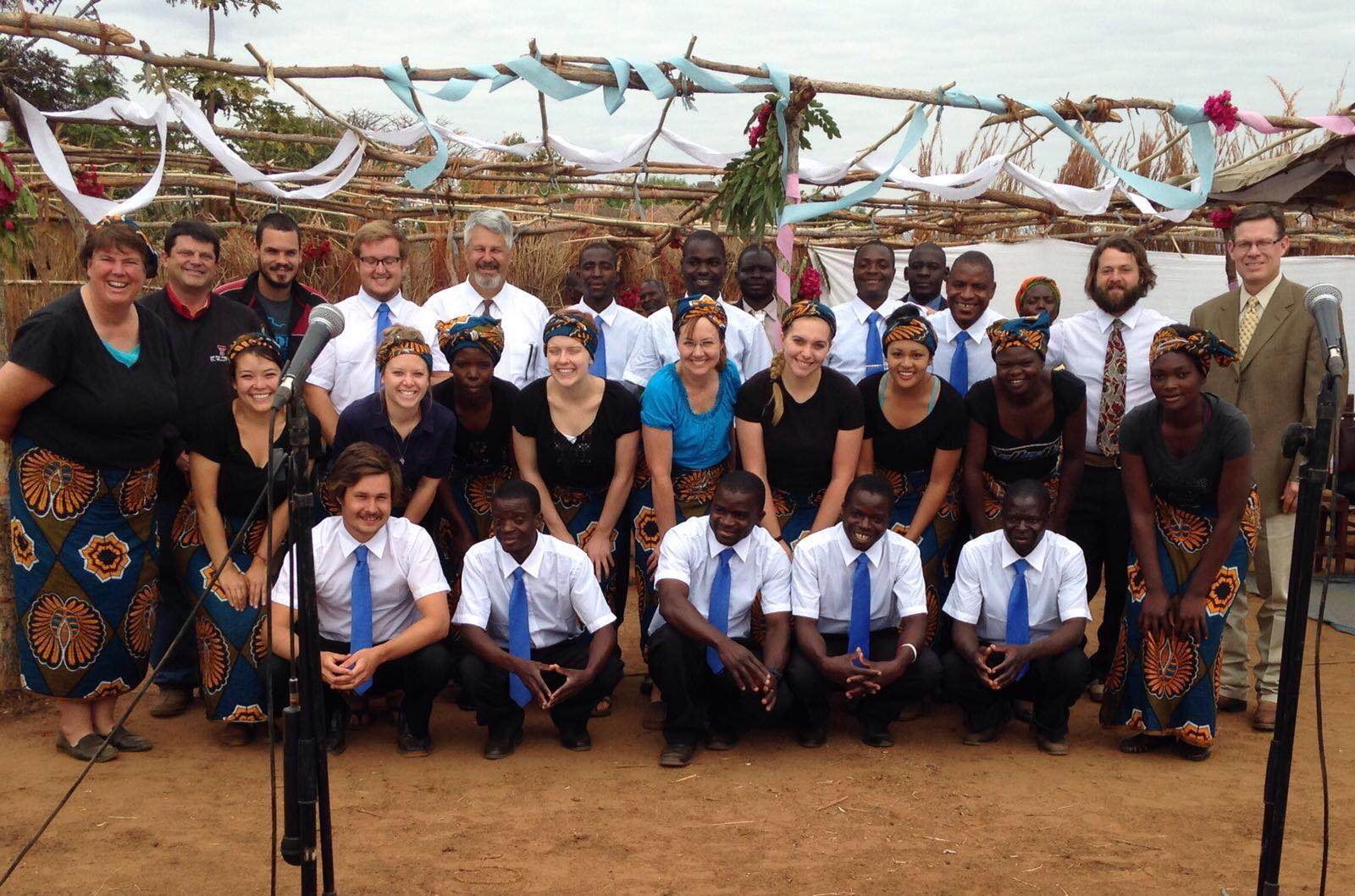 Our team on Sunday dressed and ready to share the Word!