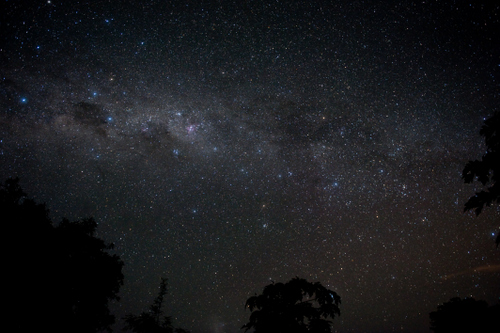 The night sky over Timothy's Home captured here by team member, Sarah Shields.