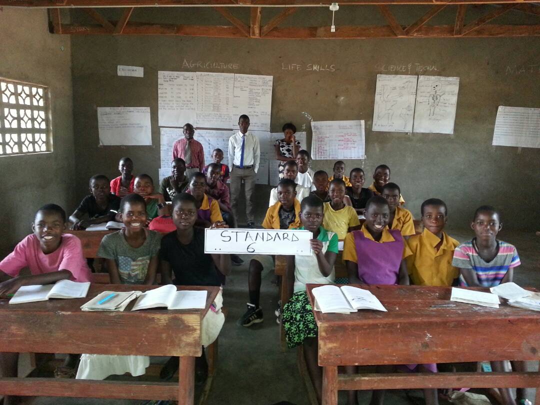 Our newest grade, Standard 6. Photo Credit: Pastor Phiri 10/17
