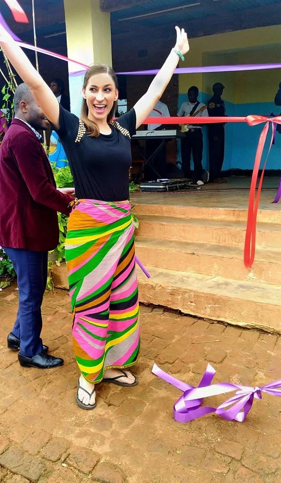 The Ribbon Cutting Ceremony to open the clinic!