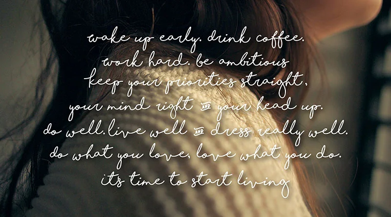It's Time to Start Living