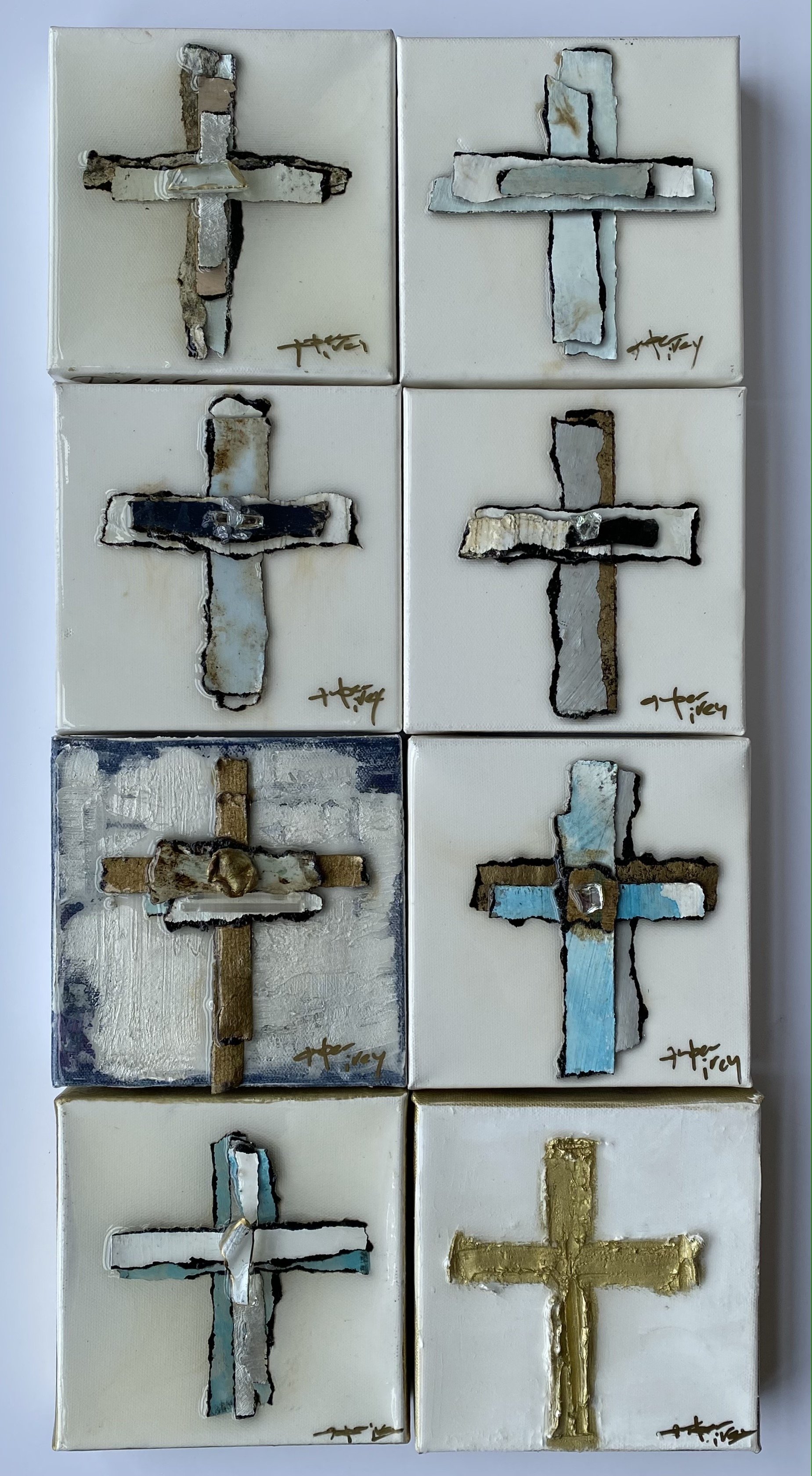 Mixed Media Crosses 