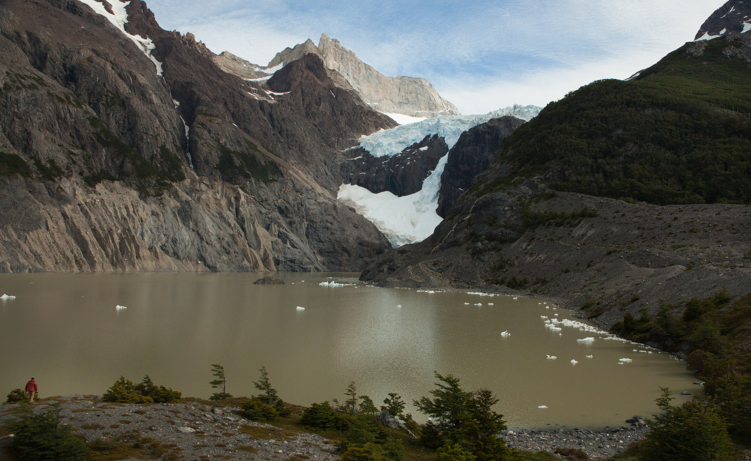 Once we set up camp, we returned to the glacier with some wine and mugs to celebrate the New Year. At the campground shelter, we rang in 2016 with people from all around the world. We waited until midnight for each person's home company to toast the year to come. Midnight in the daylight. 
