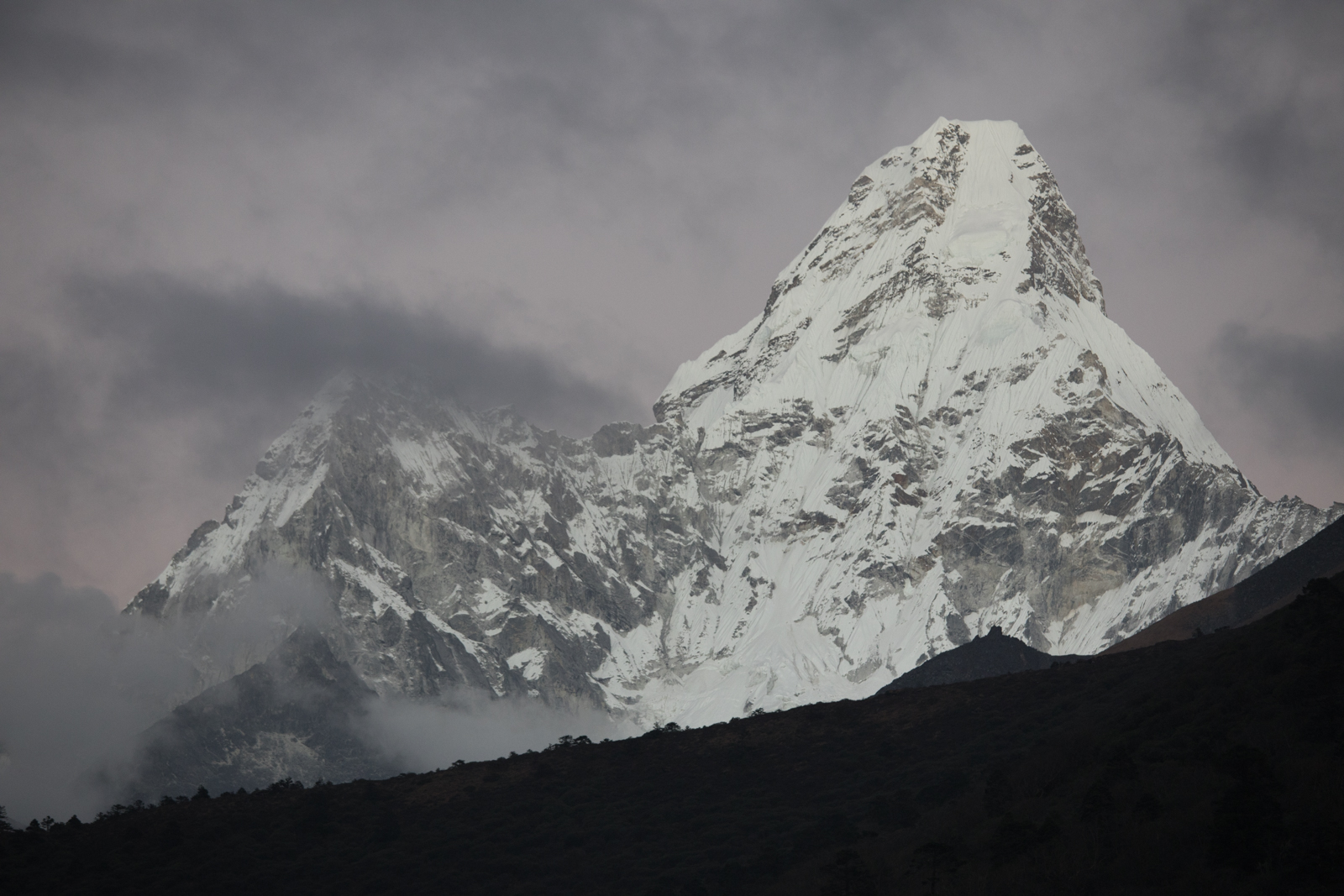 Ama Dablam. Ama Dablam 6,856 m / 22,493 ft. (Elevation credit: PeakFinder) 