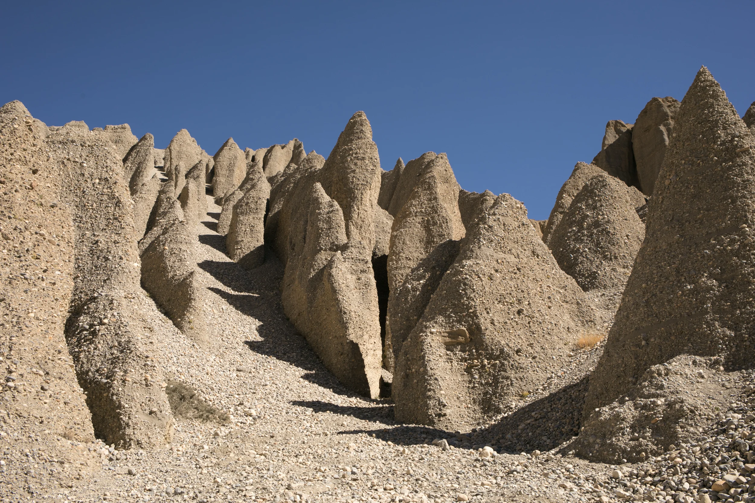 Rock formations.