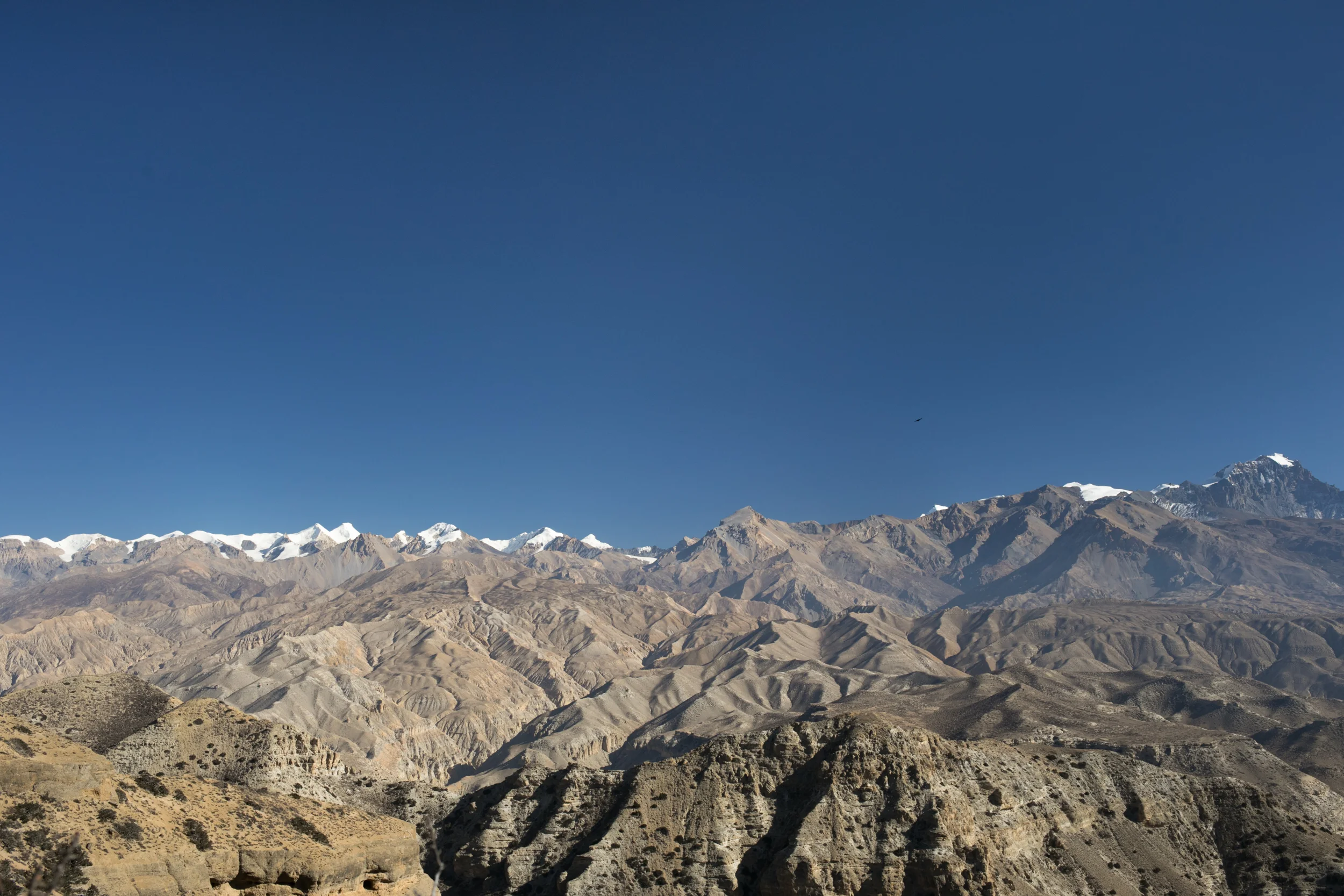  We had our first glance of the peak Khumjungar and Yakawa Kang. 