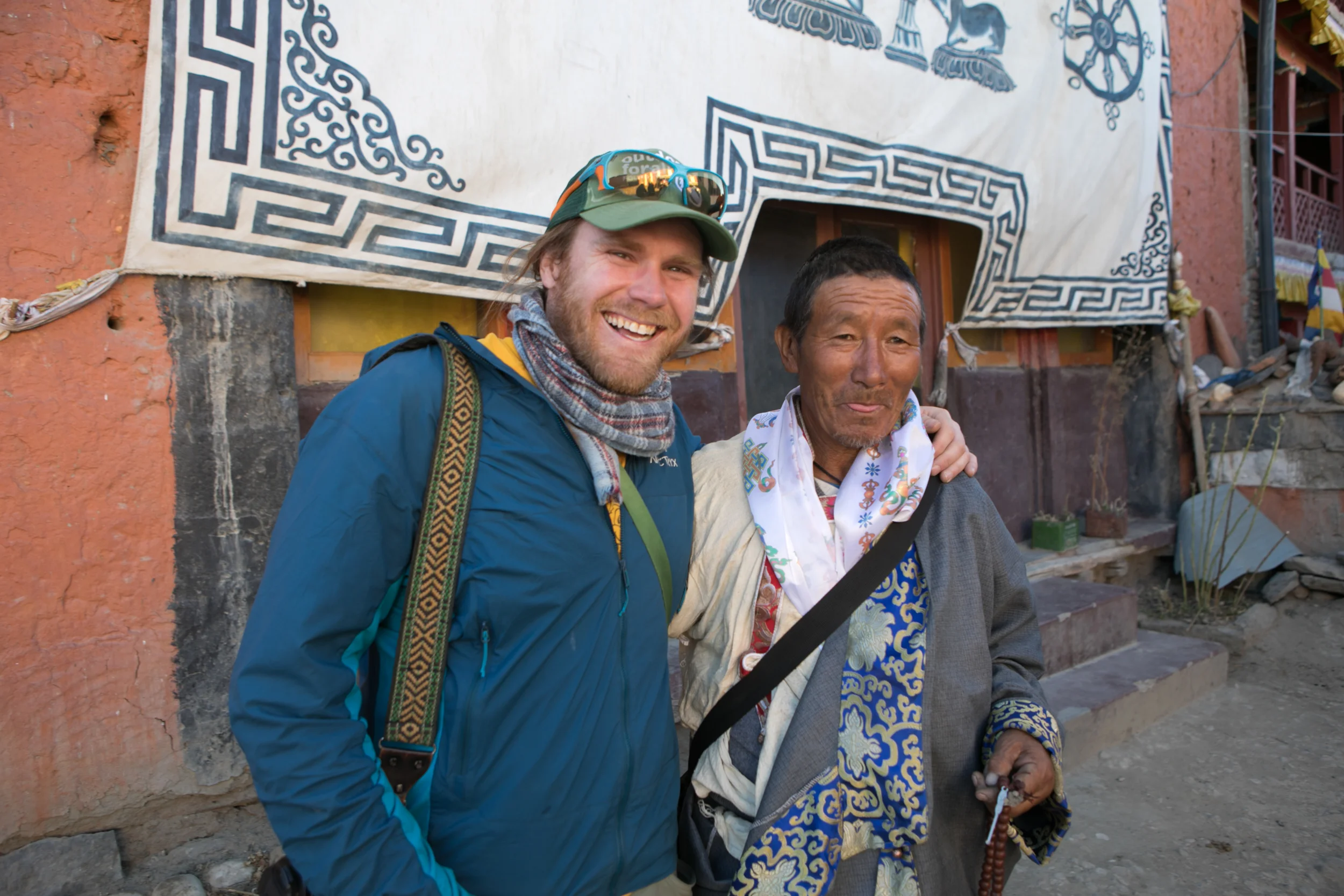 A village man who met us in a prayer room where he detailed the gods to pray to for many children. He was very kind. Aaron and I felt very luck for the experience and access to such a wonderful palce. 