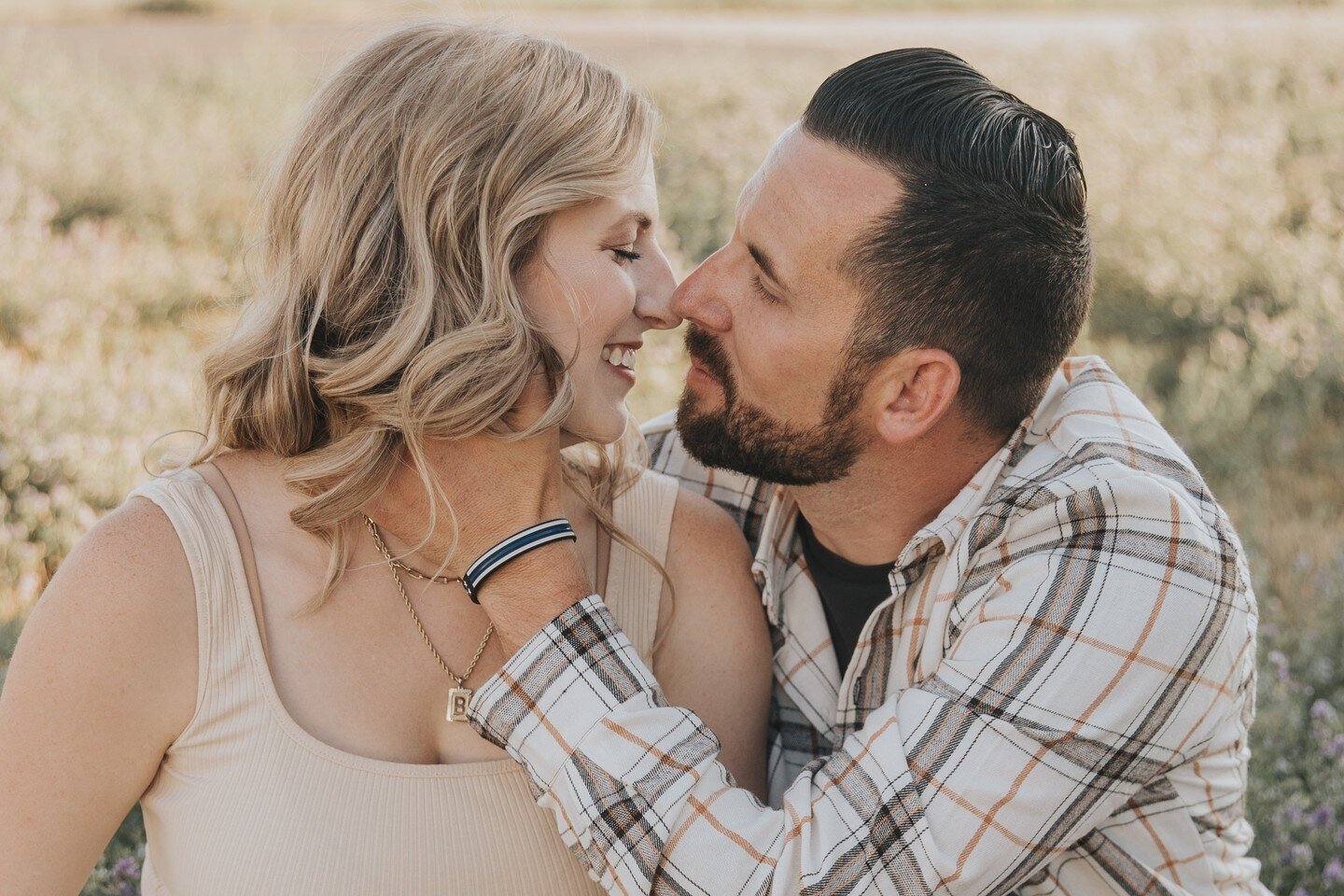 Sometimes shooting in places I've never seen and having uncontrollable variables like getting a plane to start, make for the best art using what you have around you in that singular moment.⁠
⁠
Loved this lil field cuddle sesh next to the hangar while