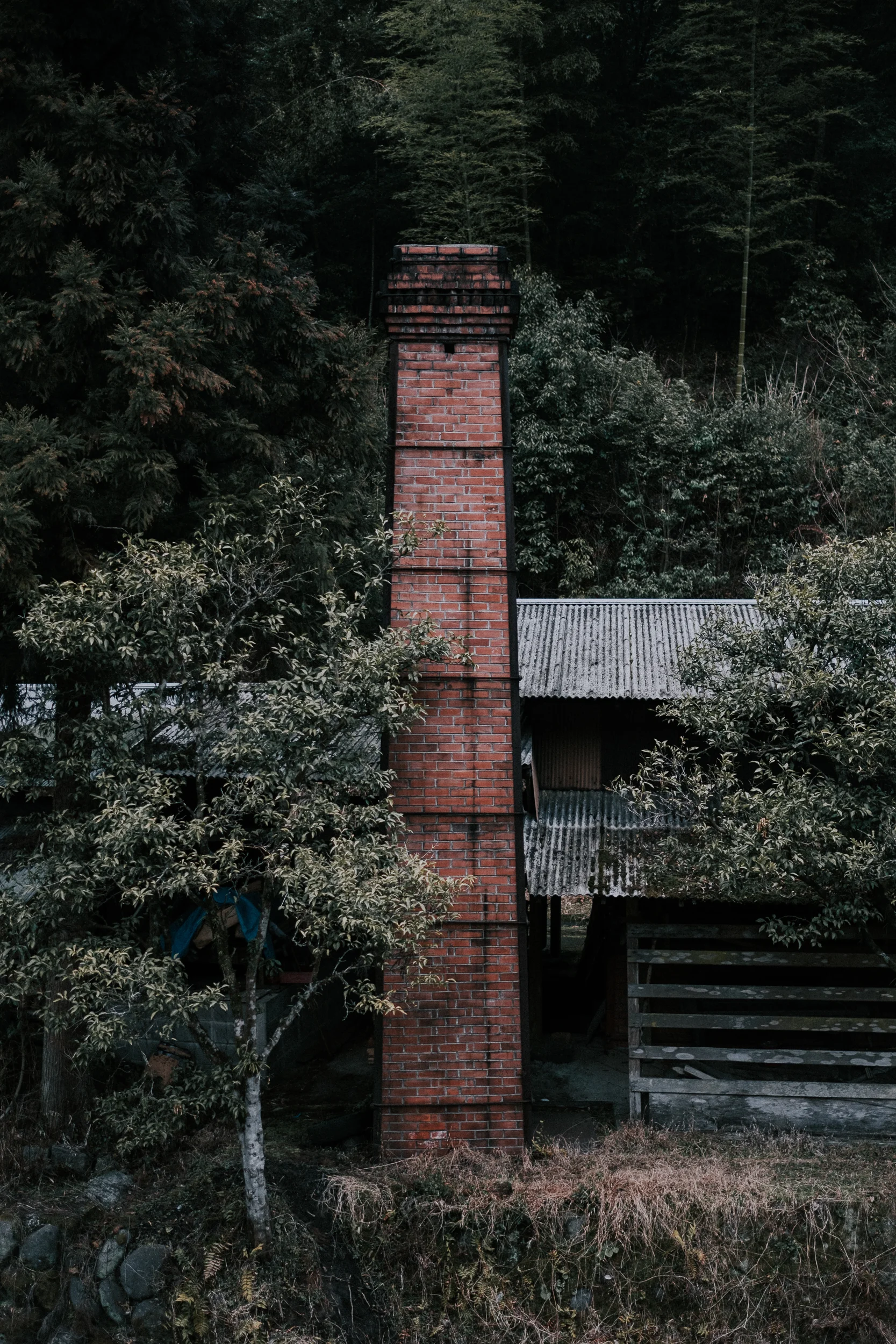 A chimney in Ontayaki village. 