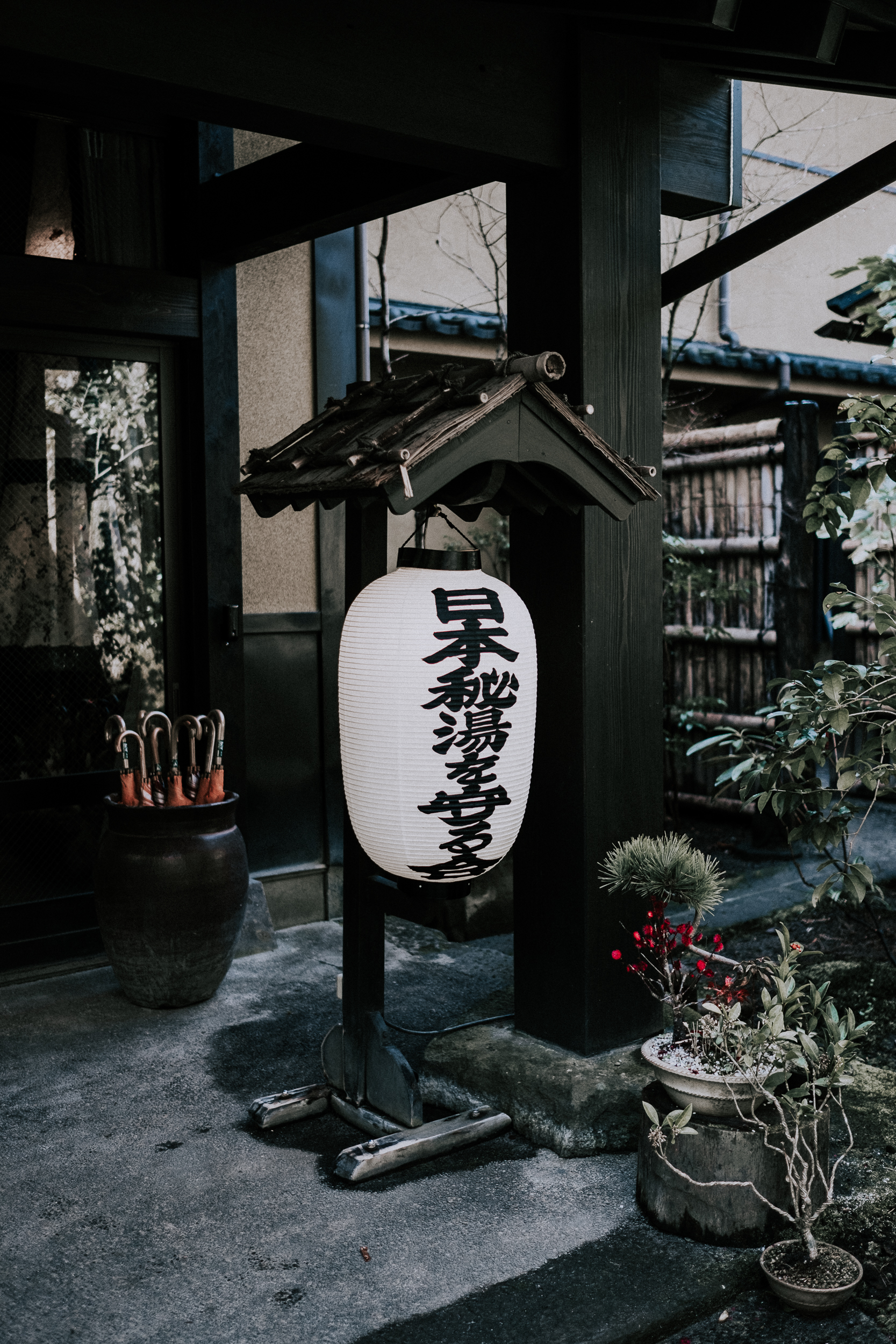  The entry way to Ryokan Sanga.&nbsp; 