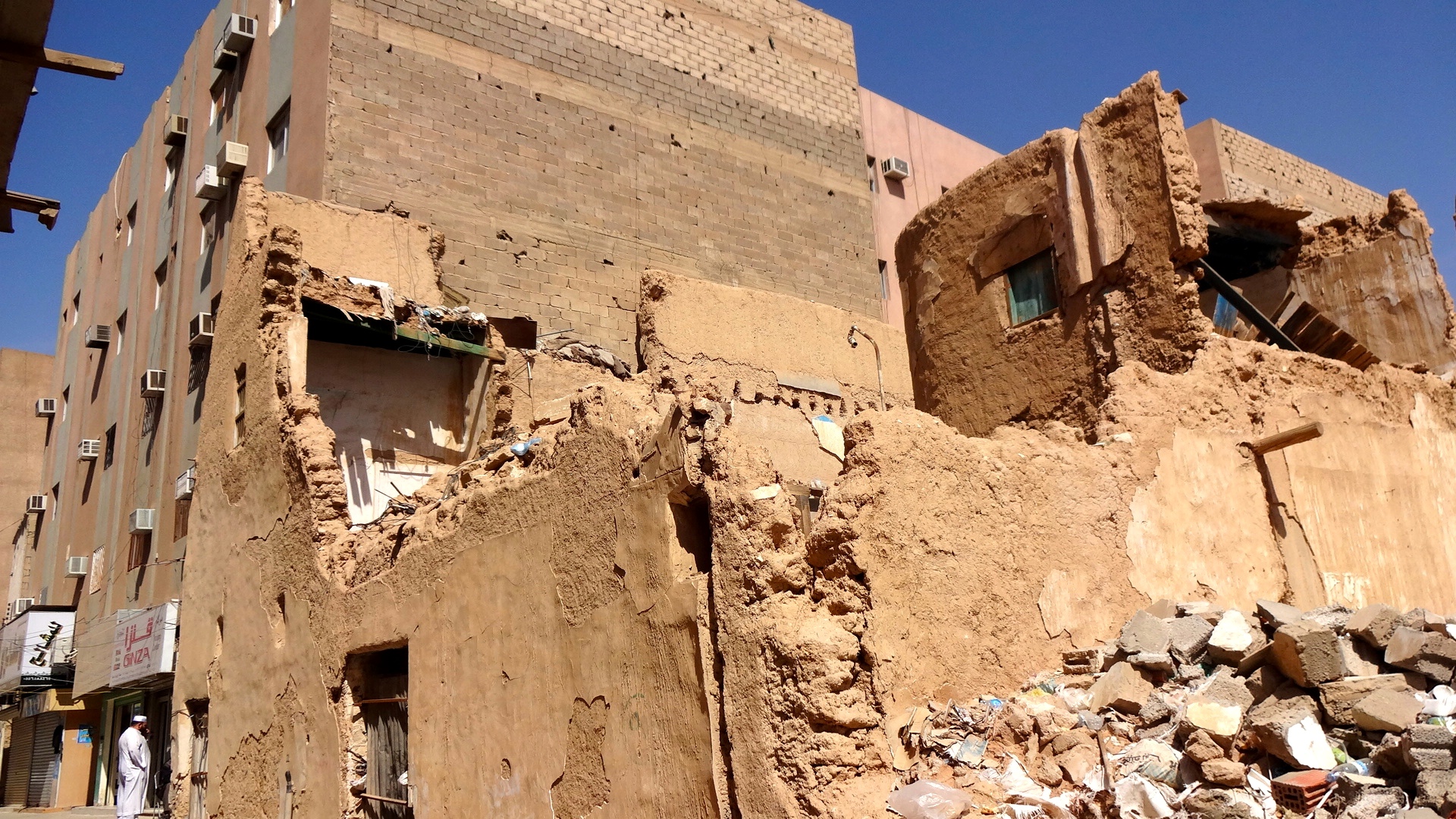 Living and working amongst the rubble