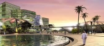 Architect's vision of the King Abdullah Financial City