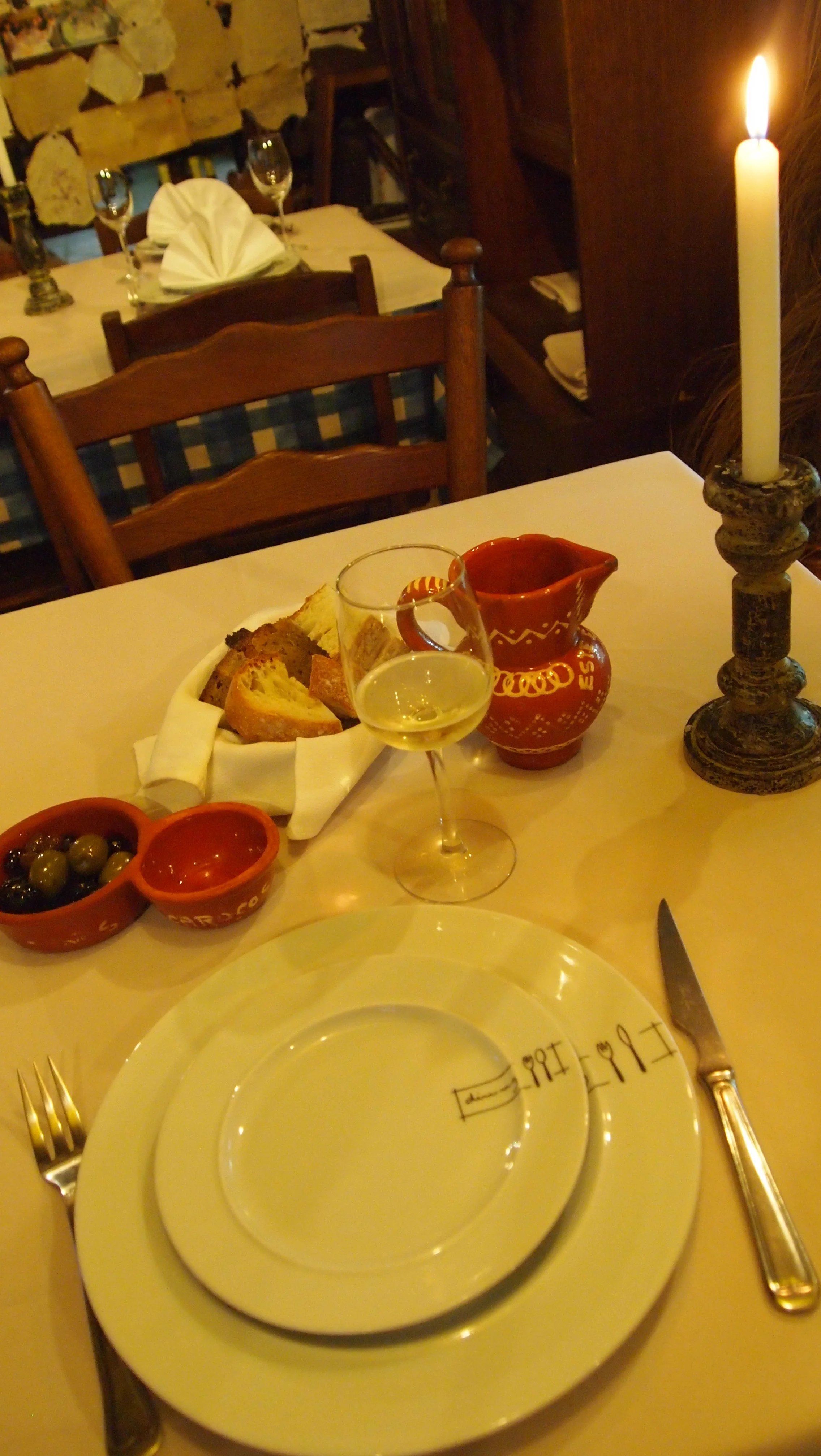 This picture does not do justice to the amazing meal I had here. One of my most memorable meals on this walk.