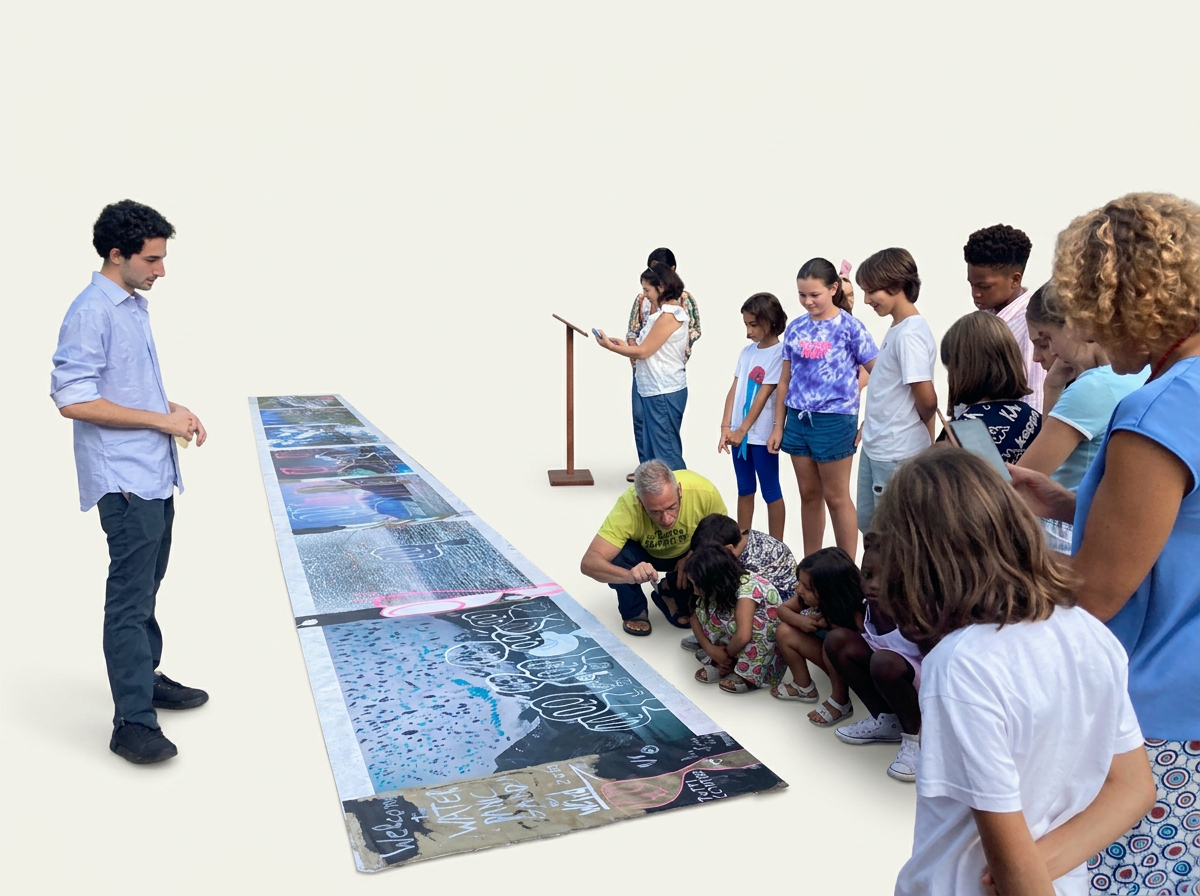 the artists are in dialogue with the community