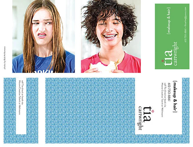 Tia Cartwright Self-Mailer with Integrated Business Card