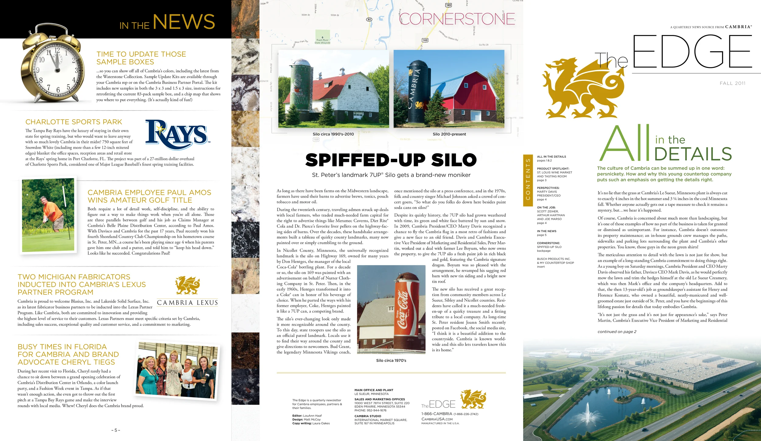 Cambria Edge Newsletter Exterior Spread