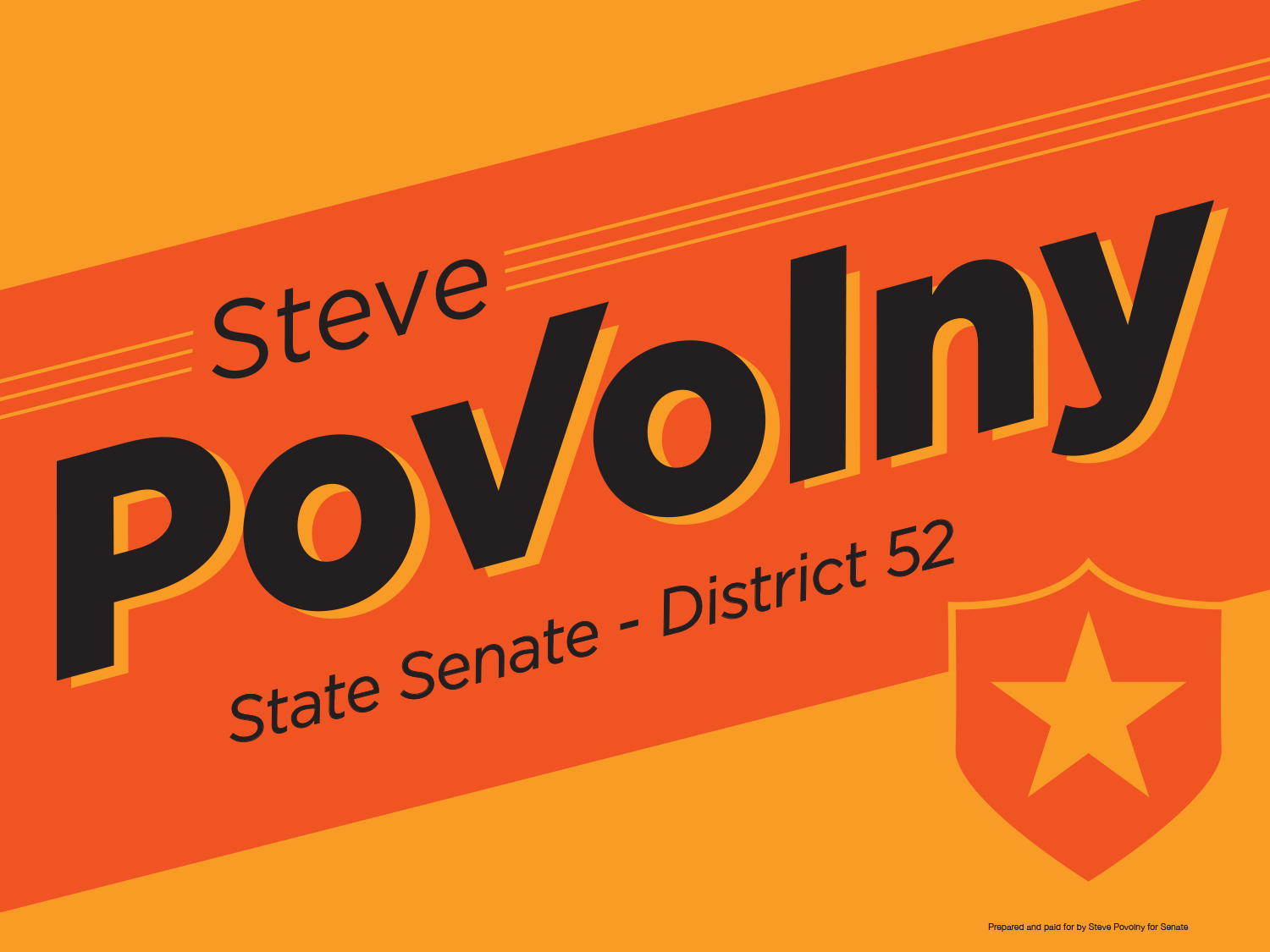 Steve Povolny Yard Sign
